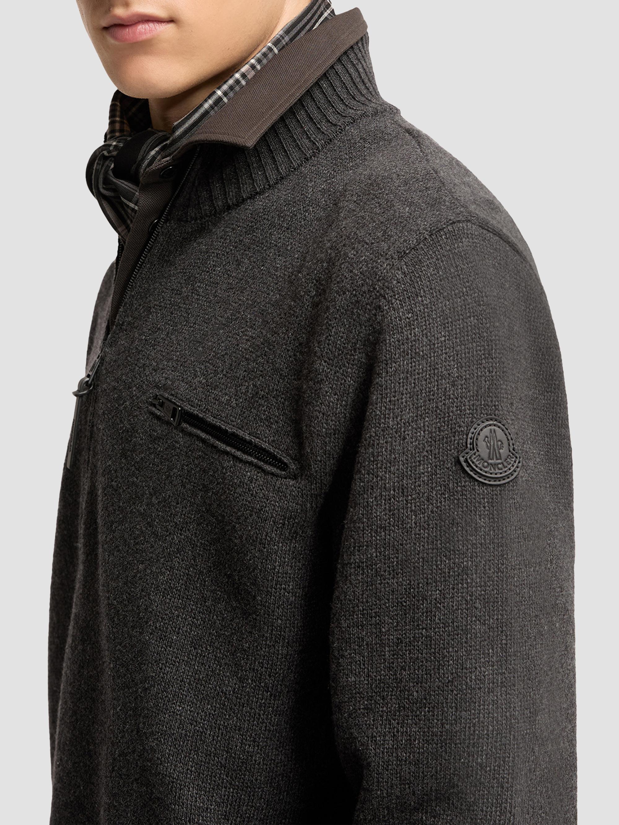 Moncler Sweater in Wool and Cashmere Blend | Saks Fifth Avenue
