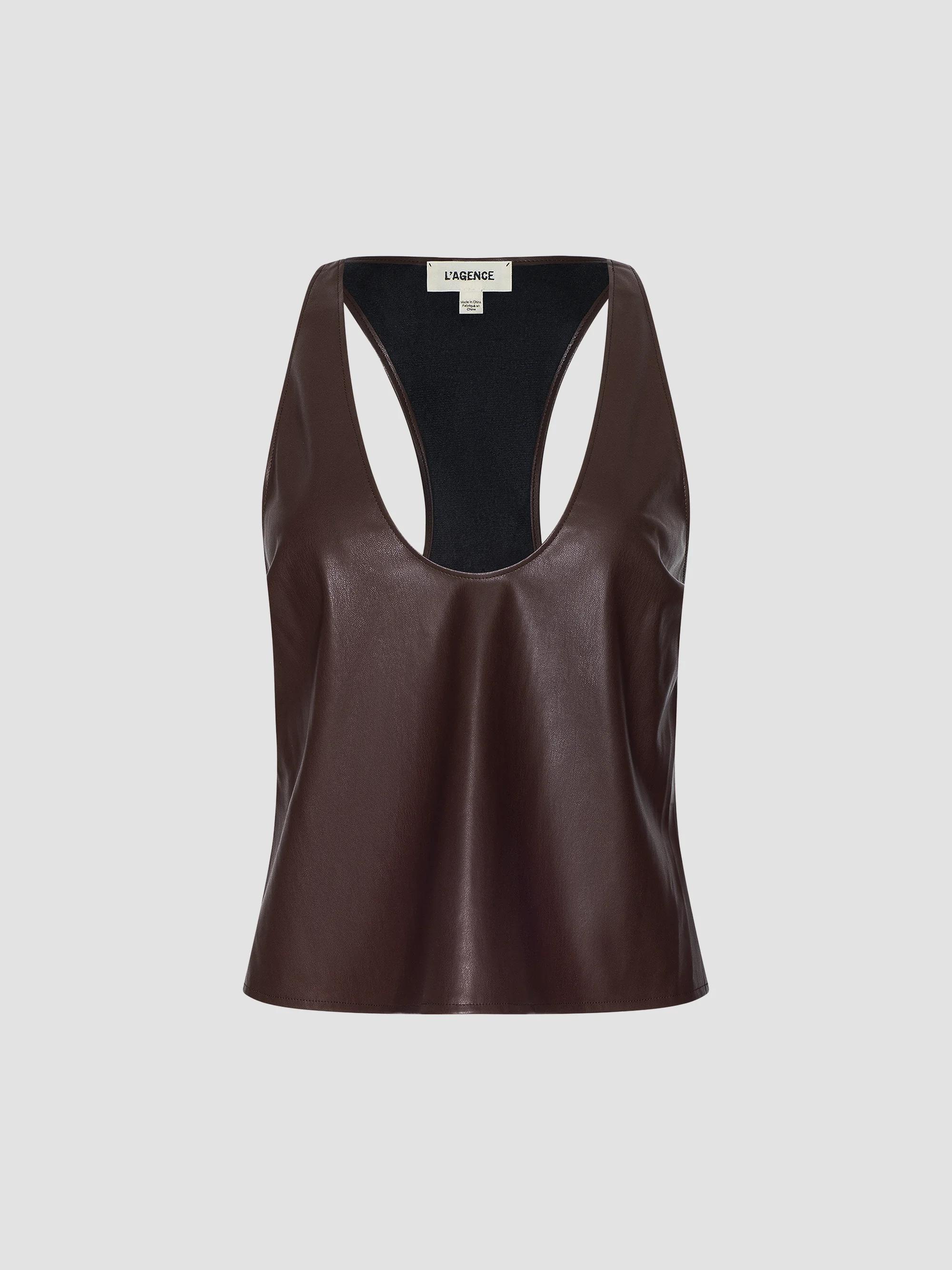Tullia Racerback Scoop Neck Tank Top