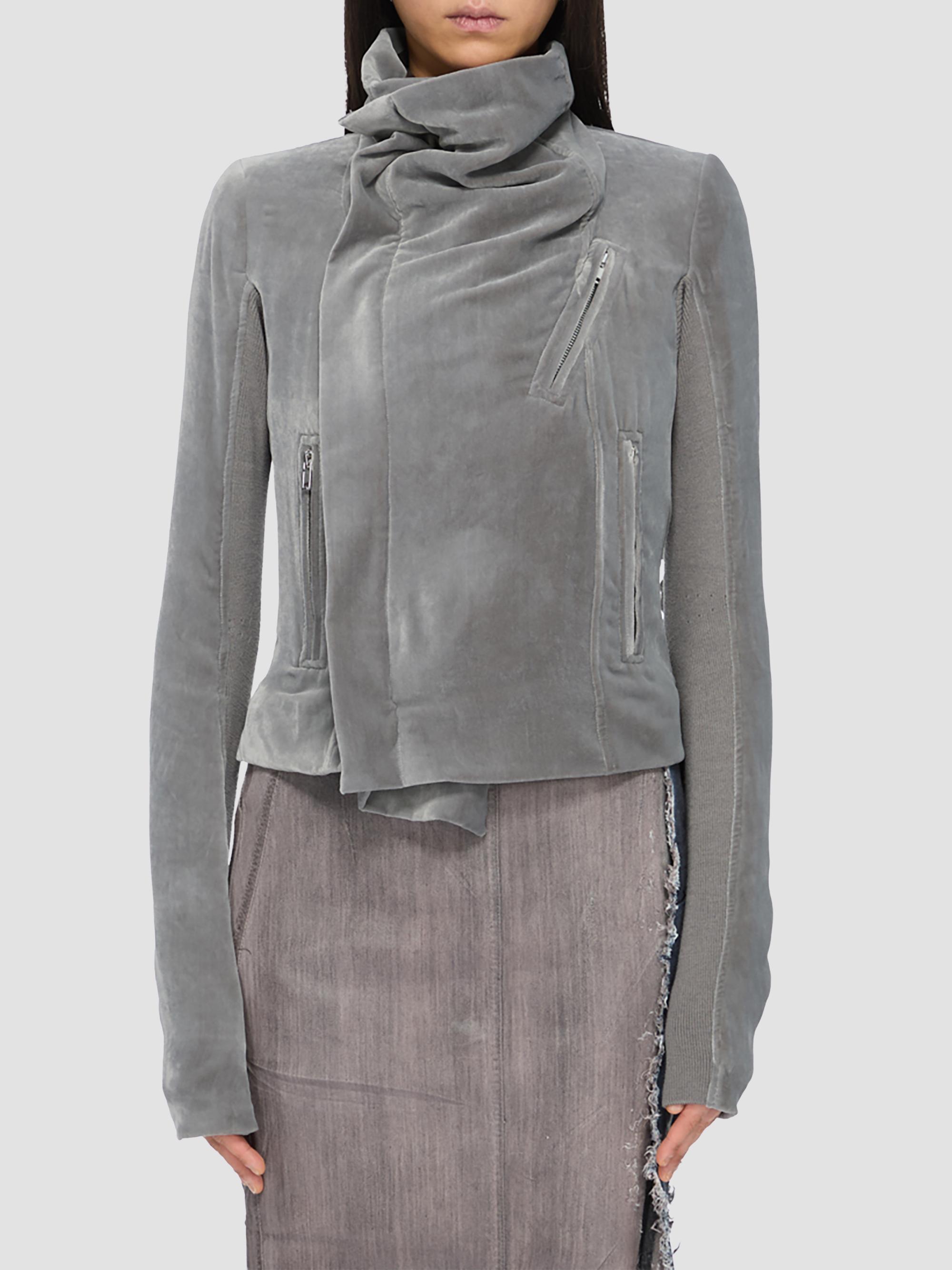 Rick Owens Velvet Classic Biker Jacket | Saks Fifth Avenue
