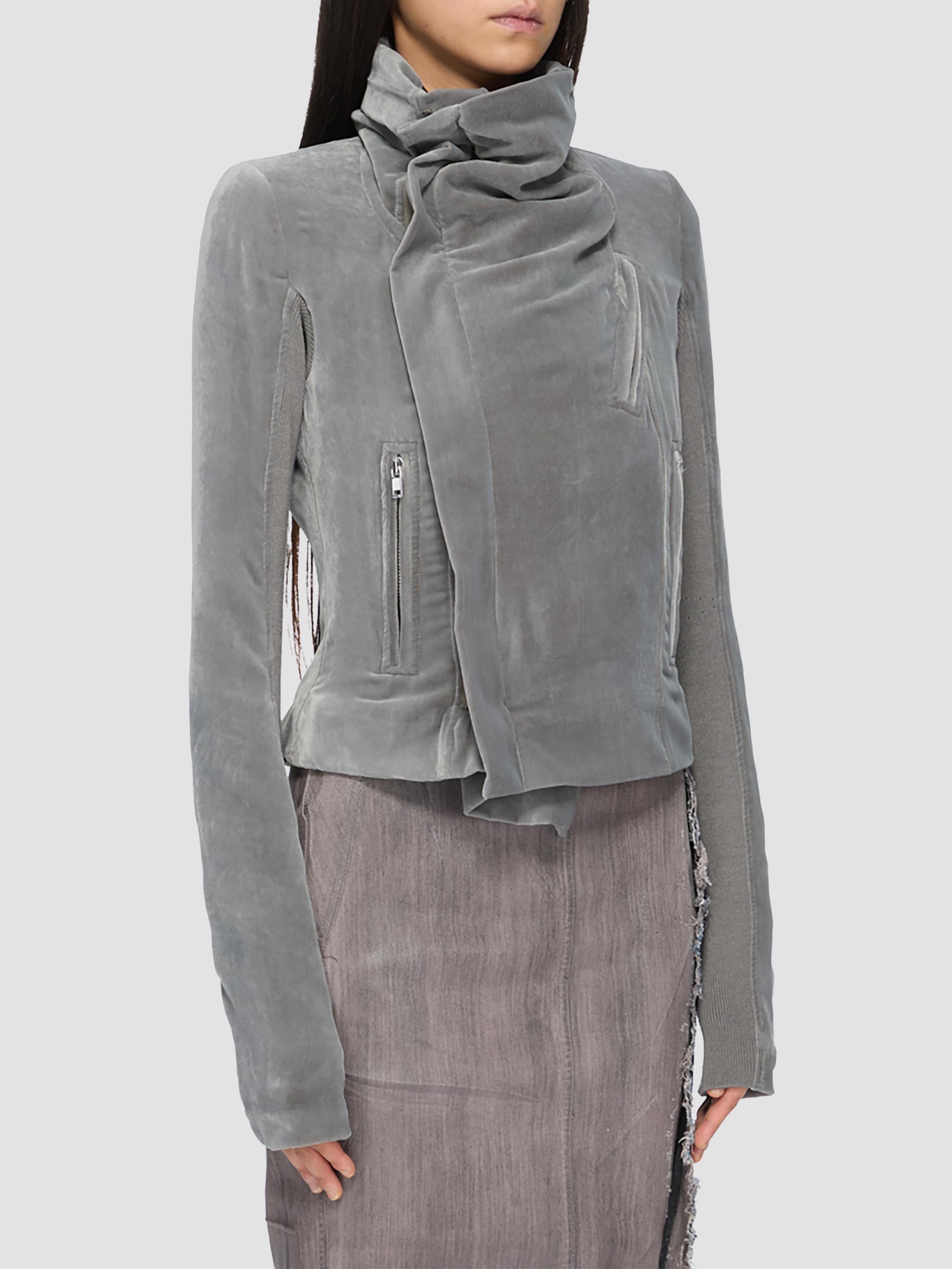 Rick Owens Velvet Classic Biker Jacket | Saks Fifth Avenue