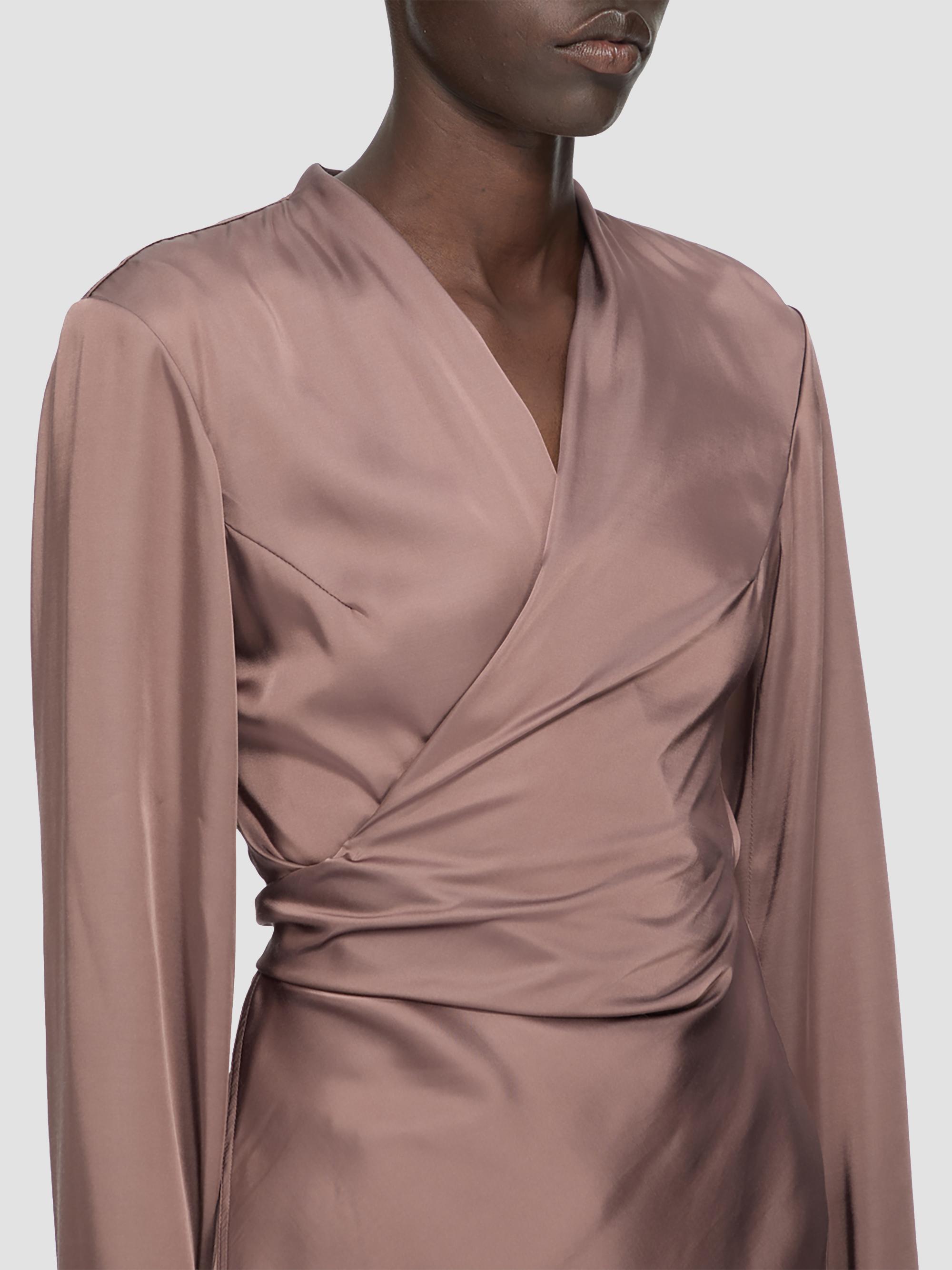Rick Owens Laura Satin Wrap T-Shirt | Saks Fifth Avenue