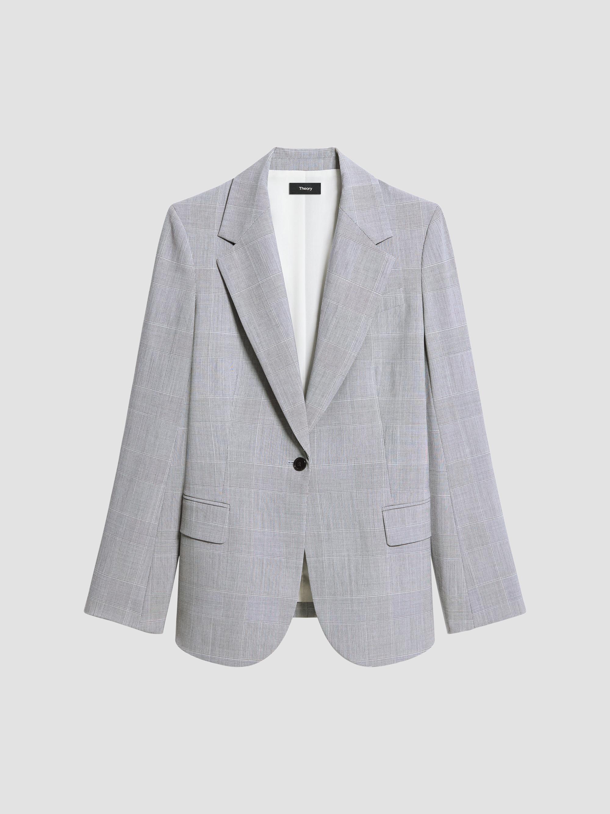 Theory Clinton Knit Twill Blazer | Saks Fifth Avenue