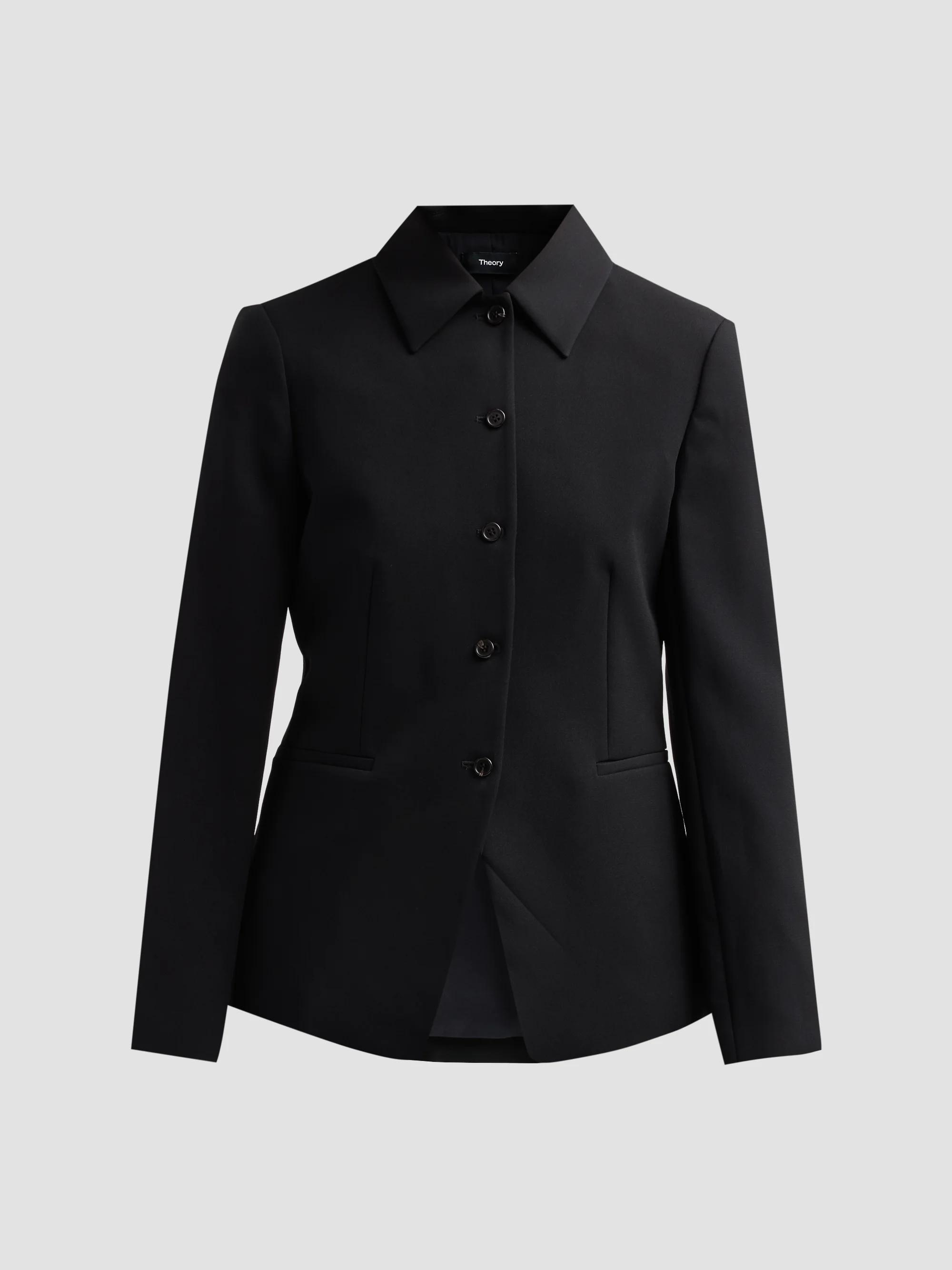 Theory Carissa Wool Blazer | Saks Fifth Avenue