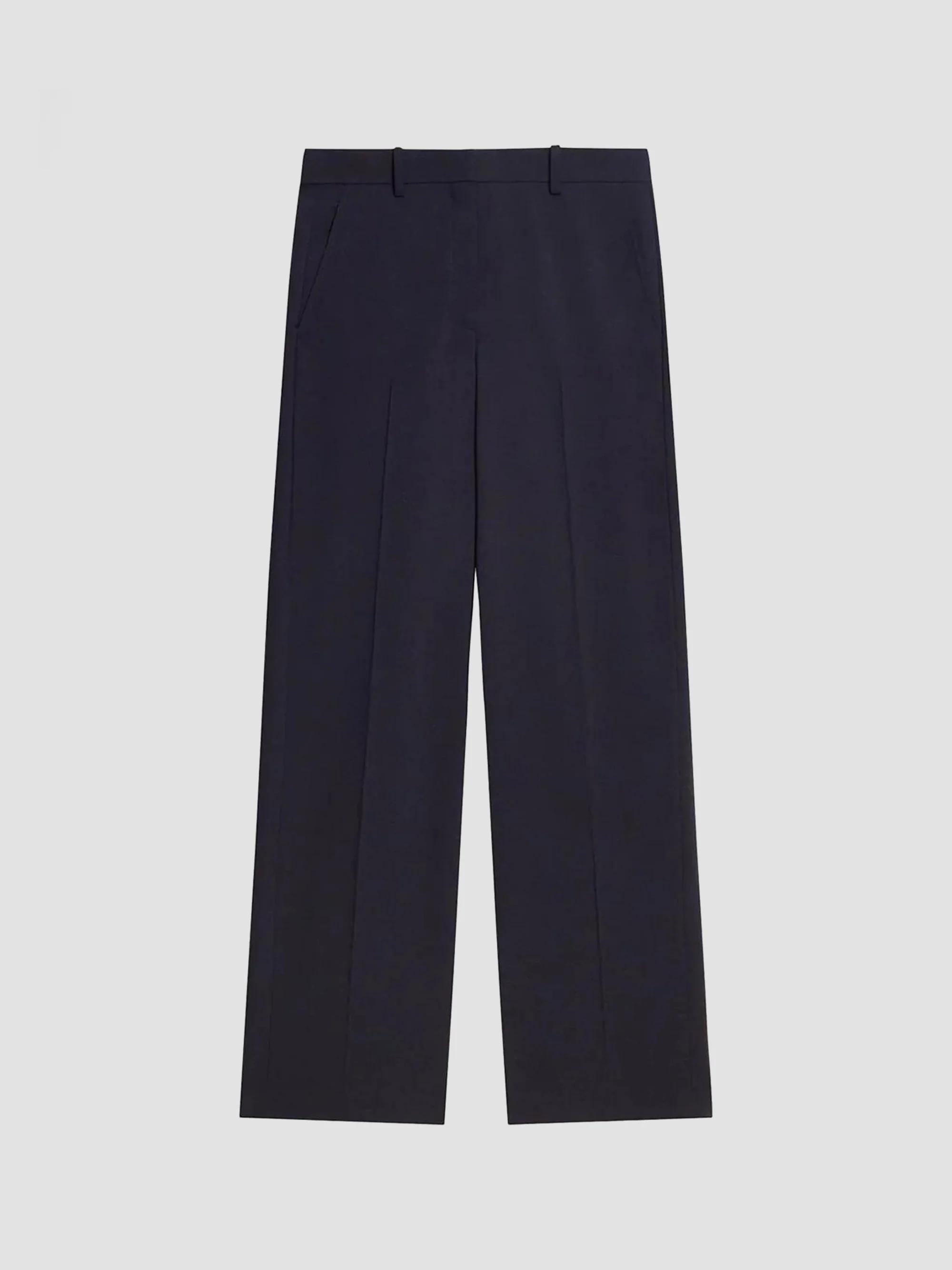 Theory Stretch Wool Straight Full-Length Trousers | Saks Fifth Avenue