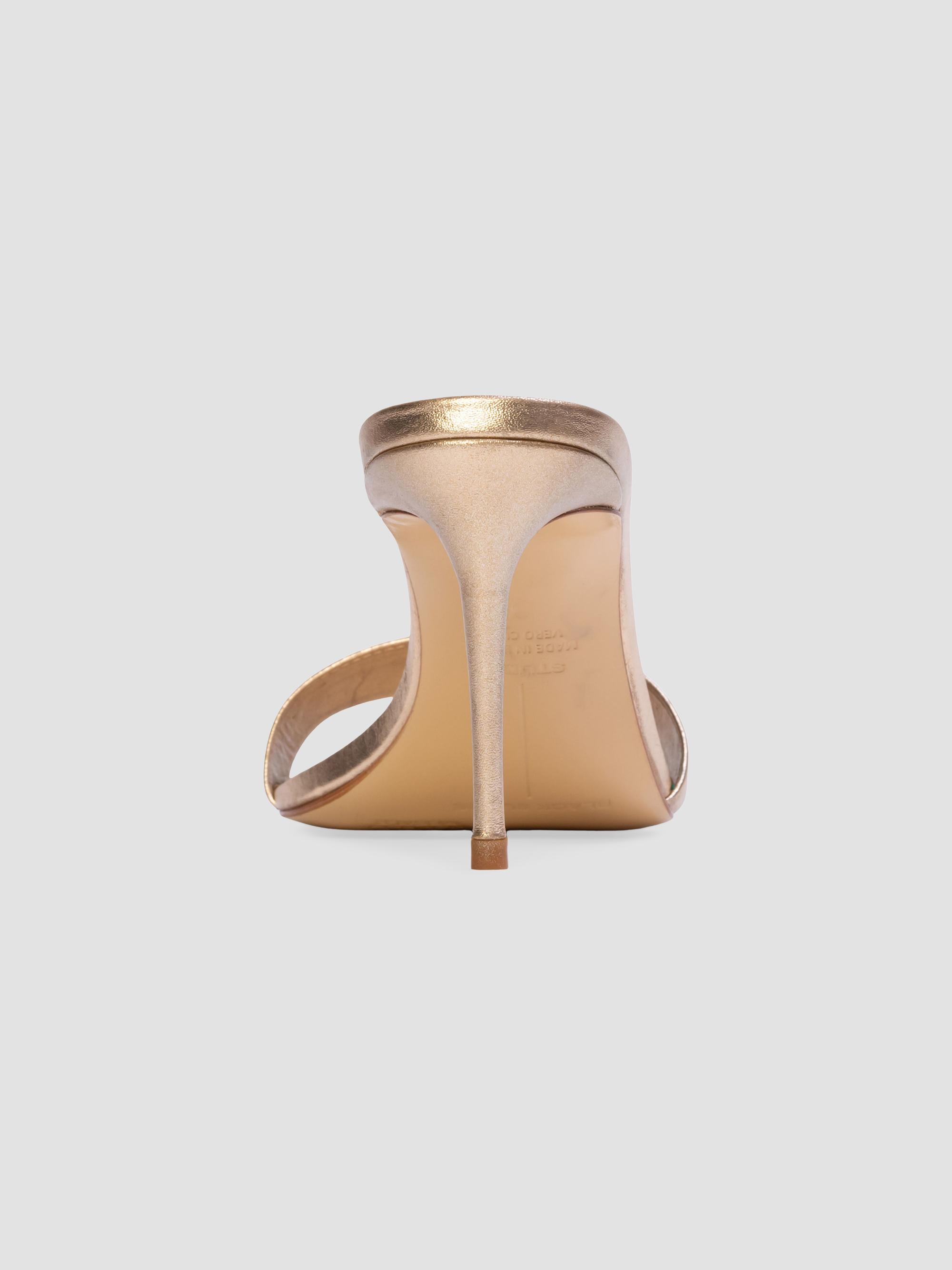 Black Suede Studio Naomi 80MM Metallic Mule Sandals | Saks Fifth