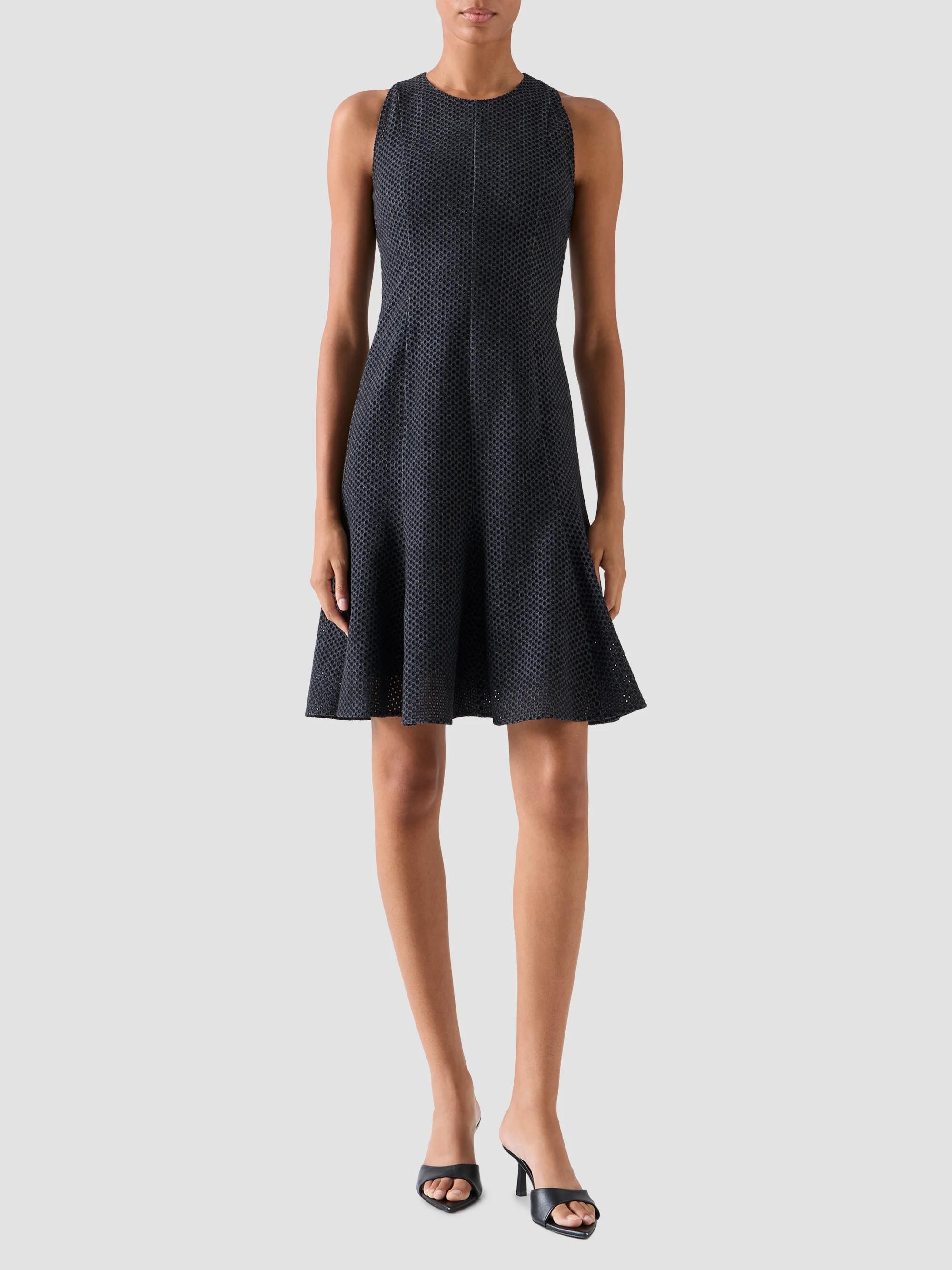 Akris punto Scribble Dot-Embroidered Tulle Mini Dress | Saks Fifth Avenue