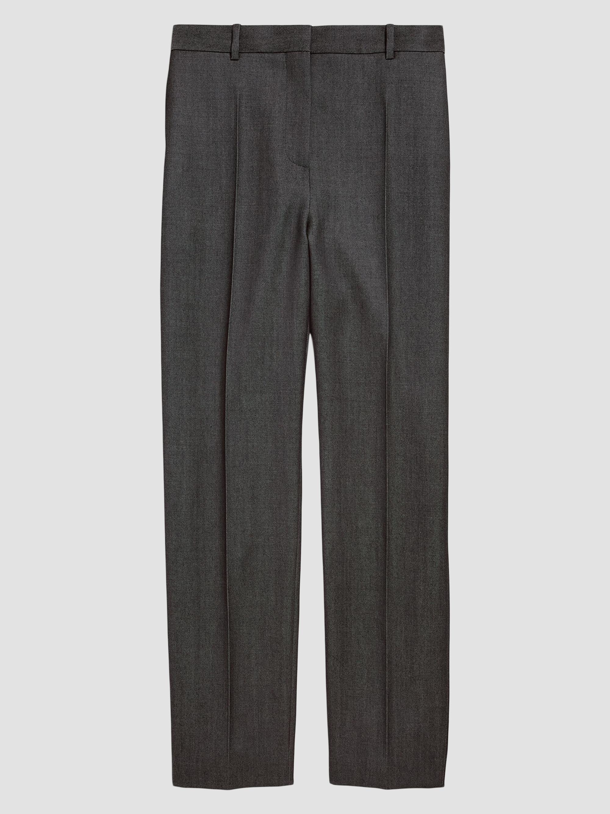 Balenciaga Women's Fitted Tailored Pants - Dark Grey | Thumbnail 7