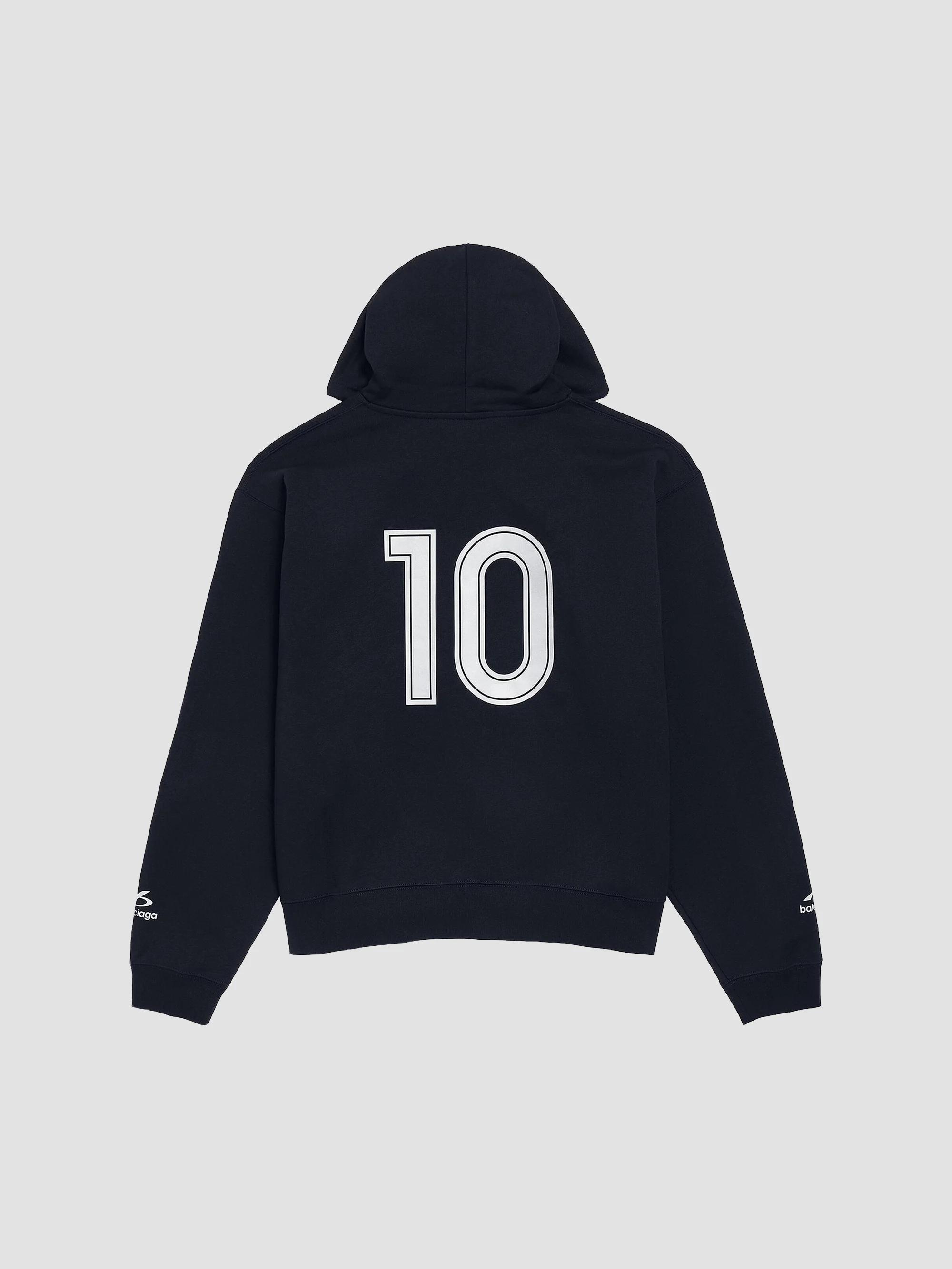 Balenciaga Soccer Oversized Zip-Up Hoodie | Saks Fifth Avenue