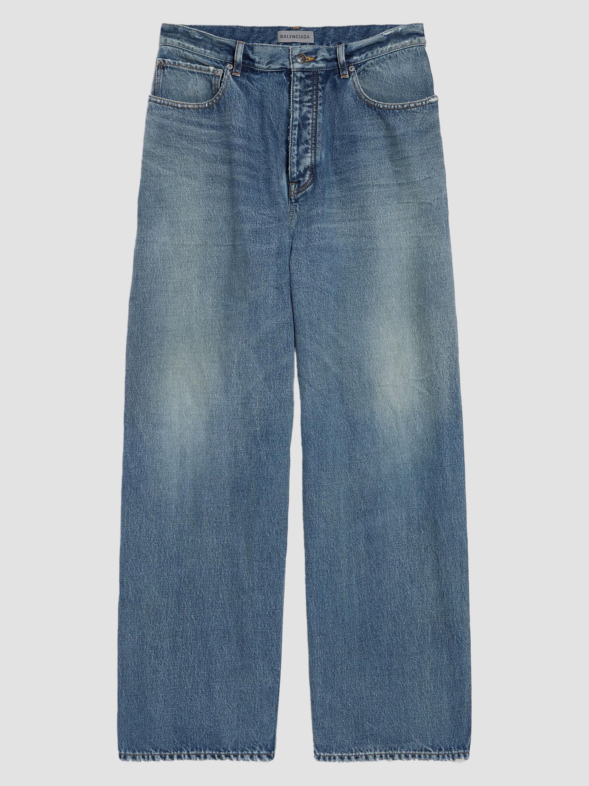 パンツ BALENCIAGA Cut Up Baggy Denim Pant S Balenciaga Cut-Up Tracksuit Jeans | Saks Fifth Avenue