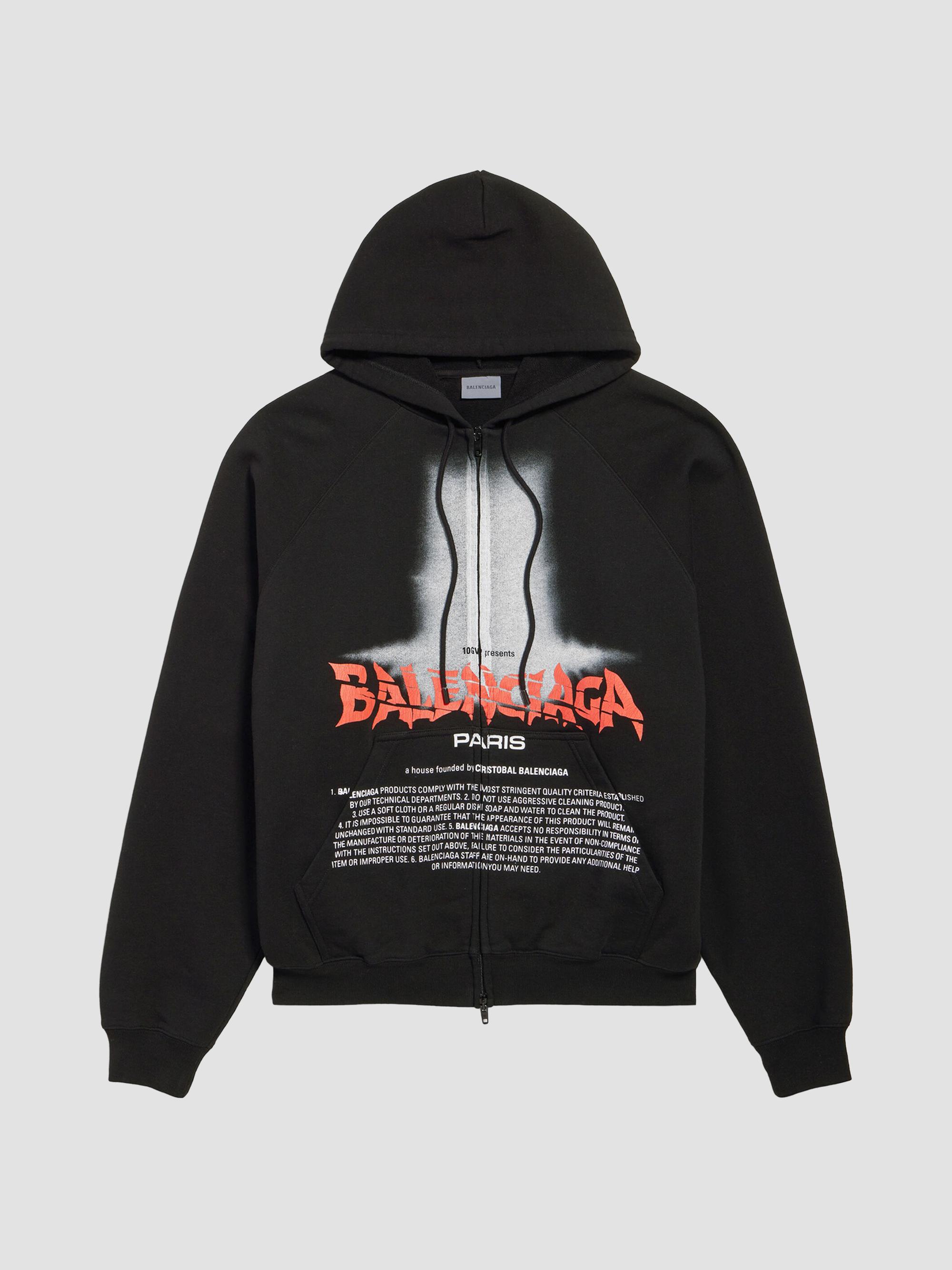 Balenciaga Paris Liberty Hoodie Oversized | Saks Fifth Avenue