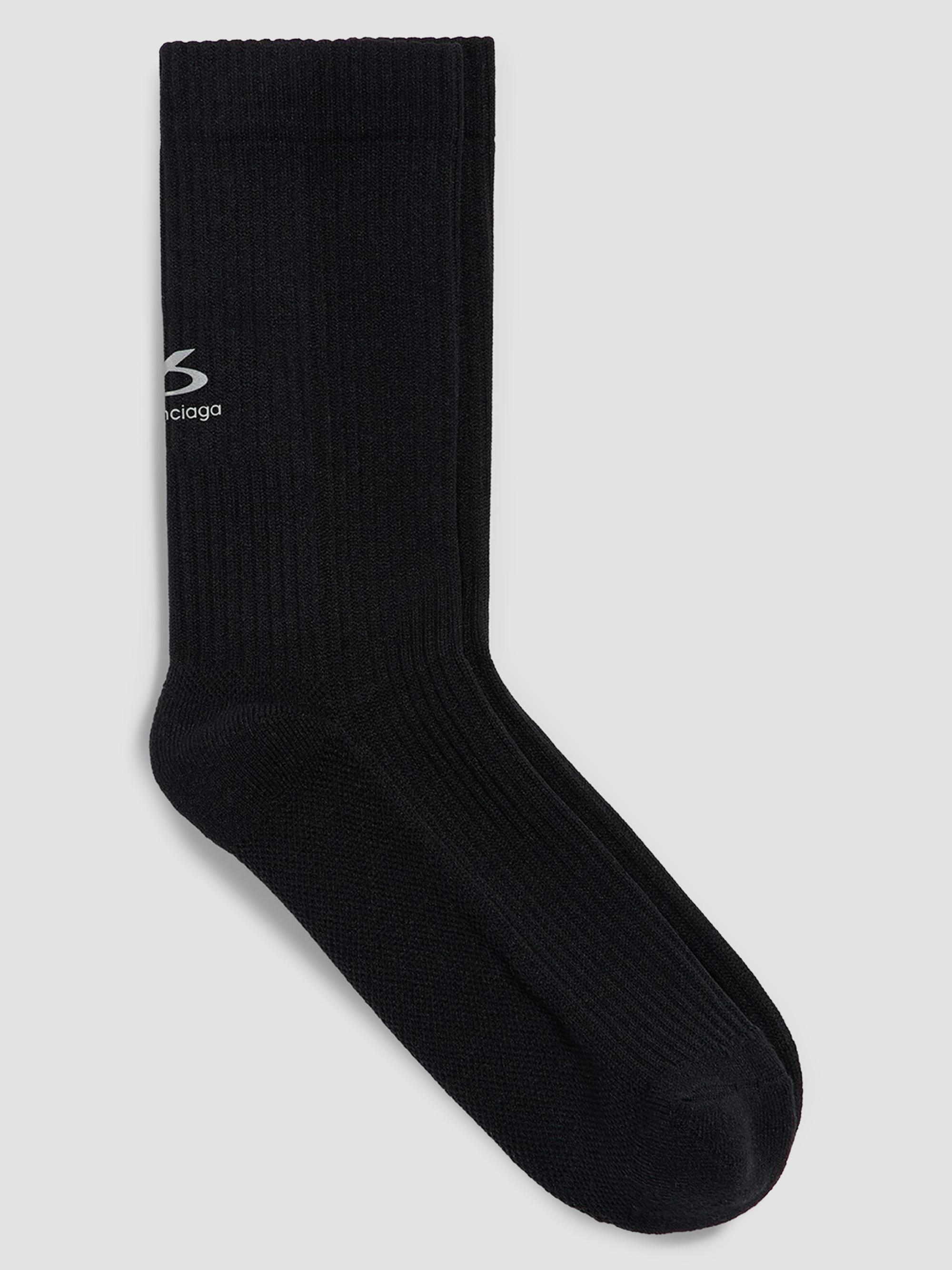 Balenciaga Women's Techwear Technical Socks - Black | Thumbnail 4