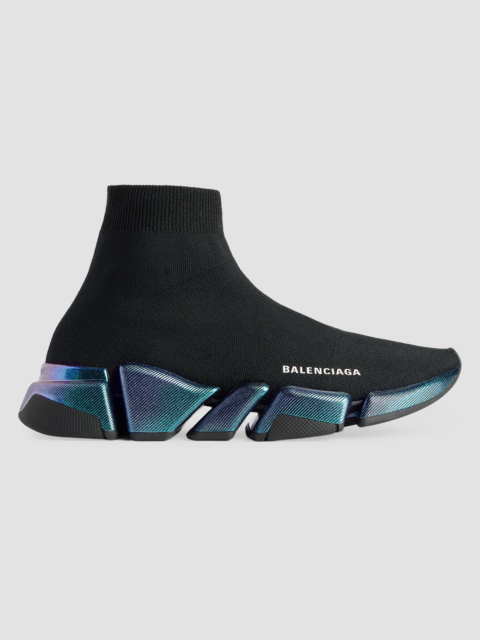 Balenciaga Speed 2.0 Full Clear Sole Recycled Knit Sneakers | Saks