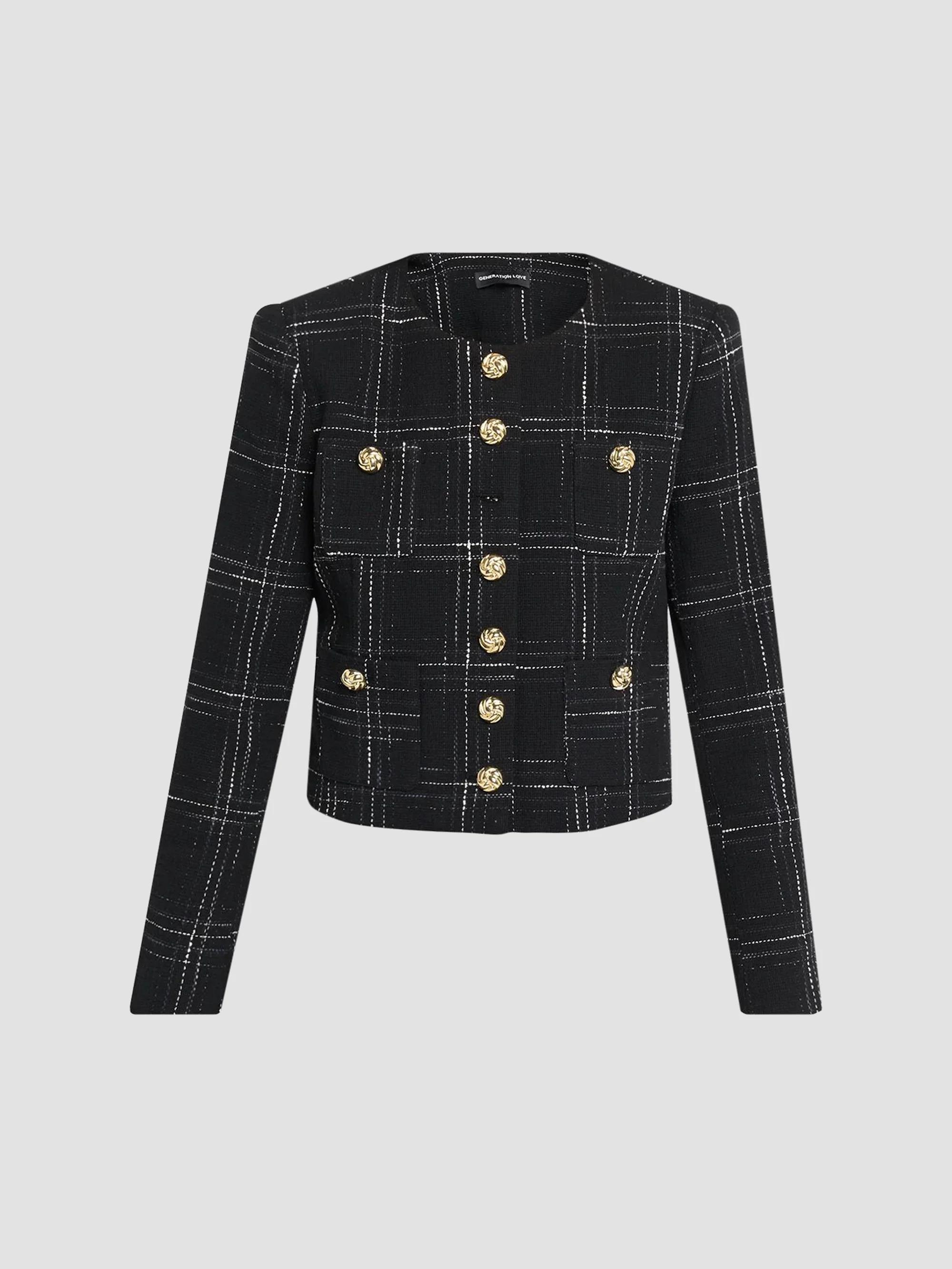 Generation Love Serena Contrast Tweed Jacket | Saks Fifth Avenue