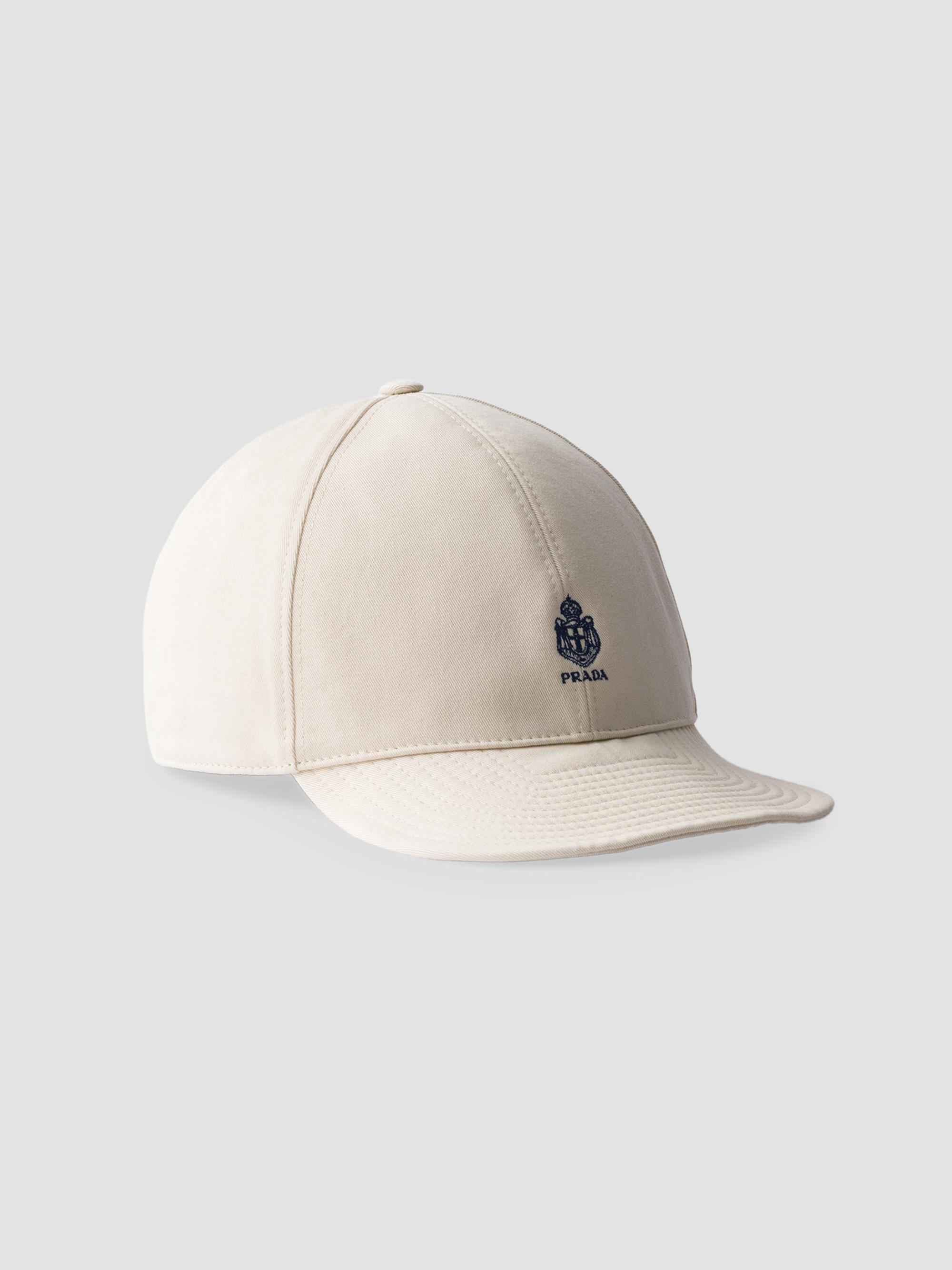 Prada Men's Old Gabardine Baseball Cap - Beige Khaki | Thumbnail 6