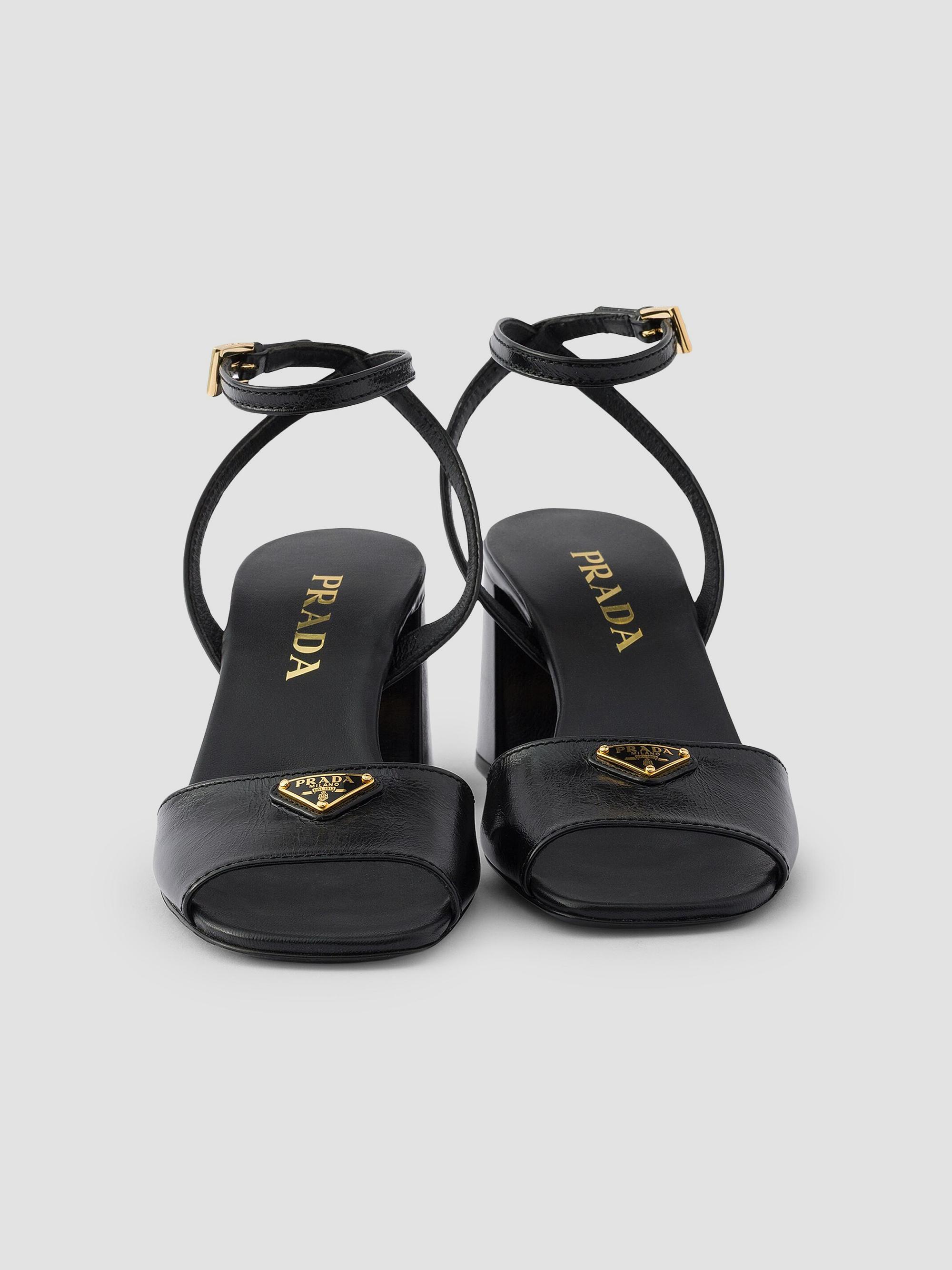 Prada Leather Sandals | Saks Fifth Avenue