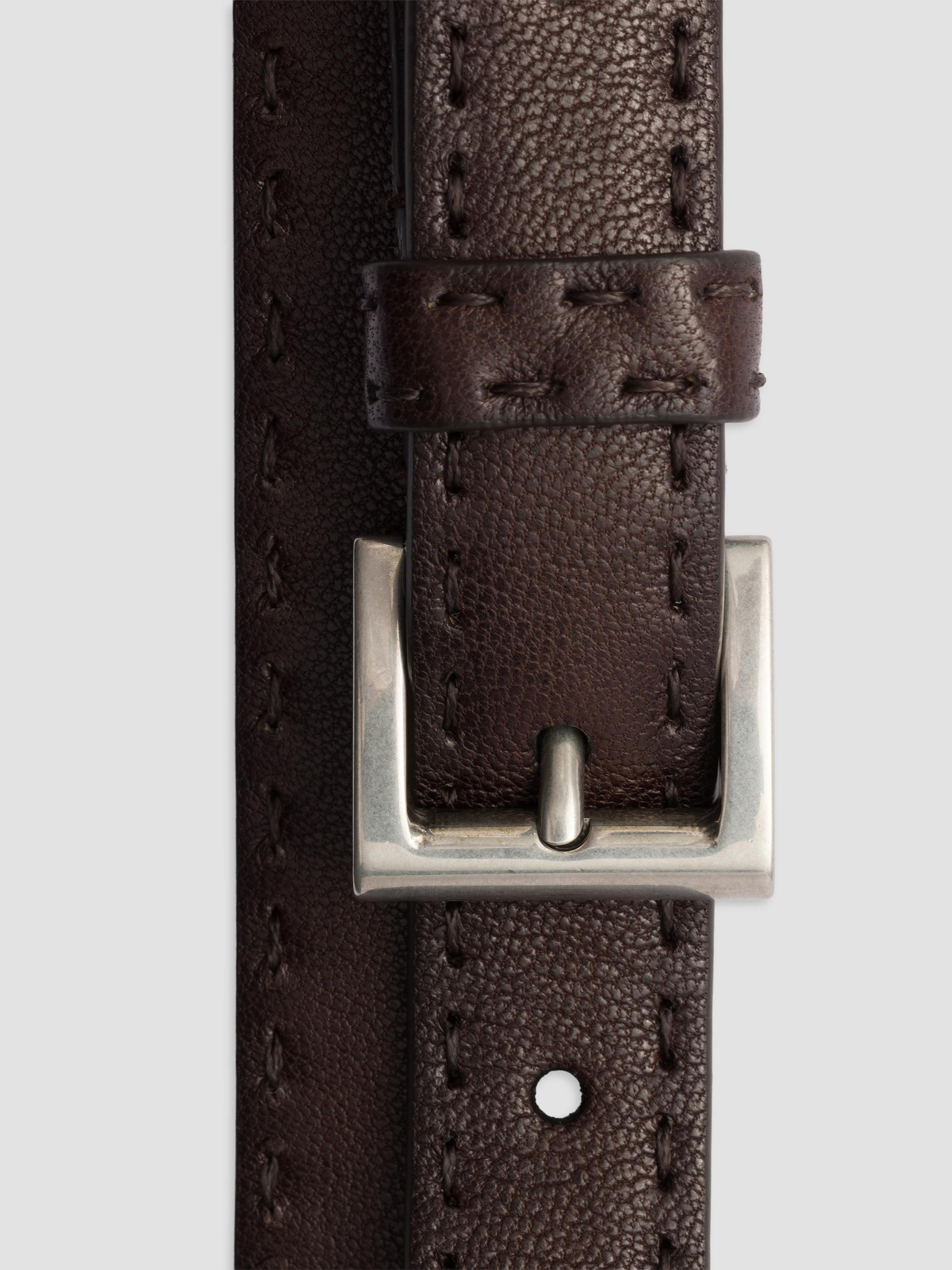 Prada Antiqued Leather Belt | Saks Fifth Avenue