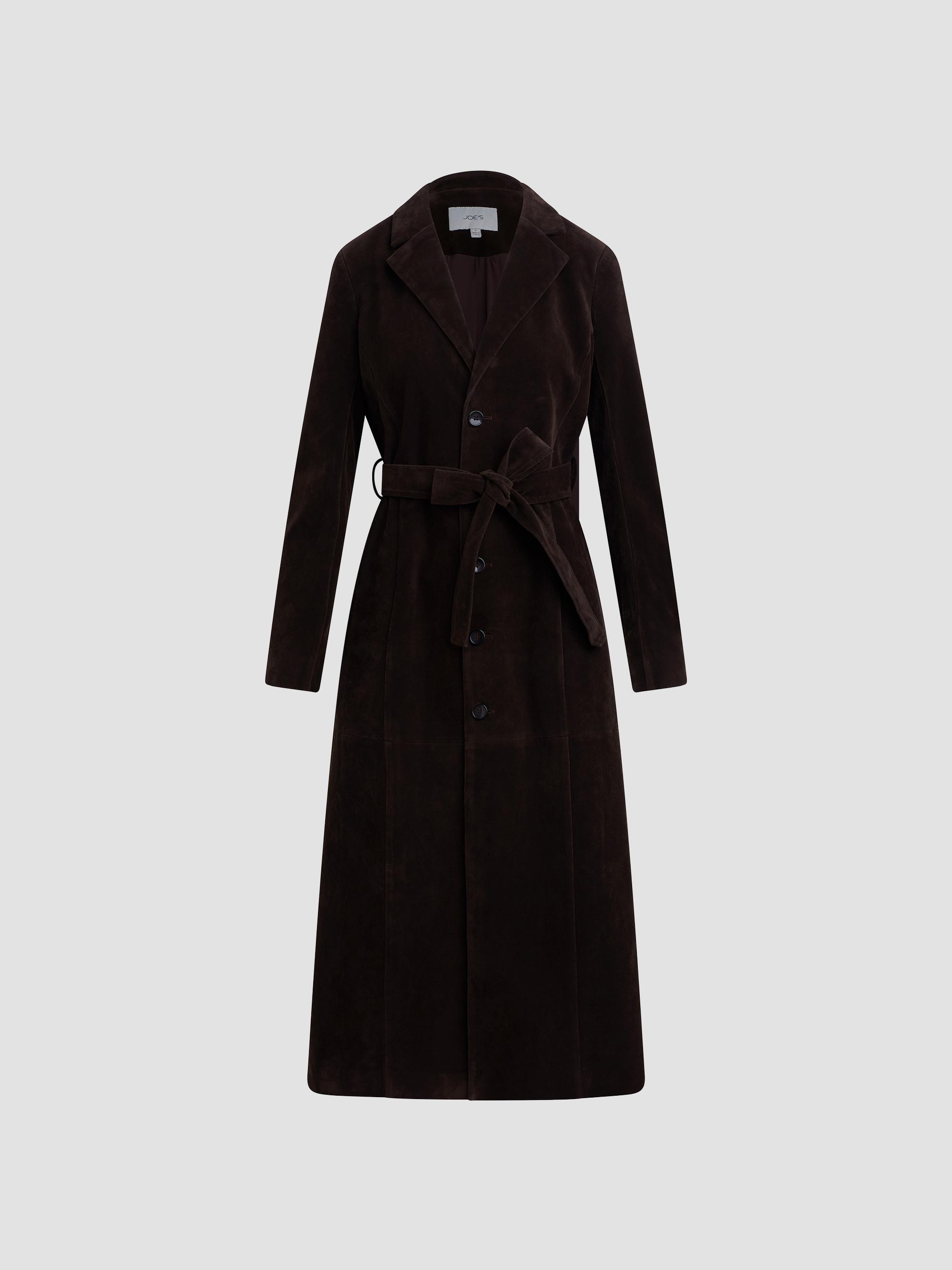 Mercer Collective Faux Leather Trim Trench Coat | Saks Fifth Avenue