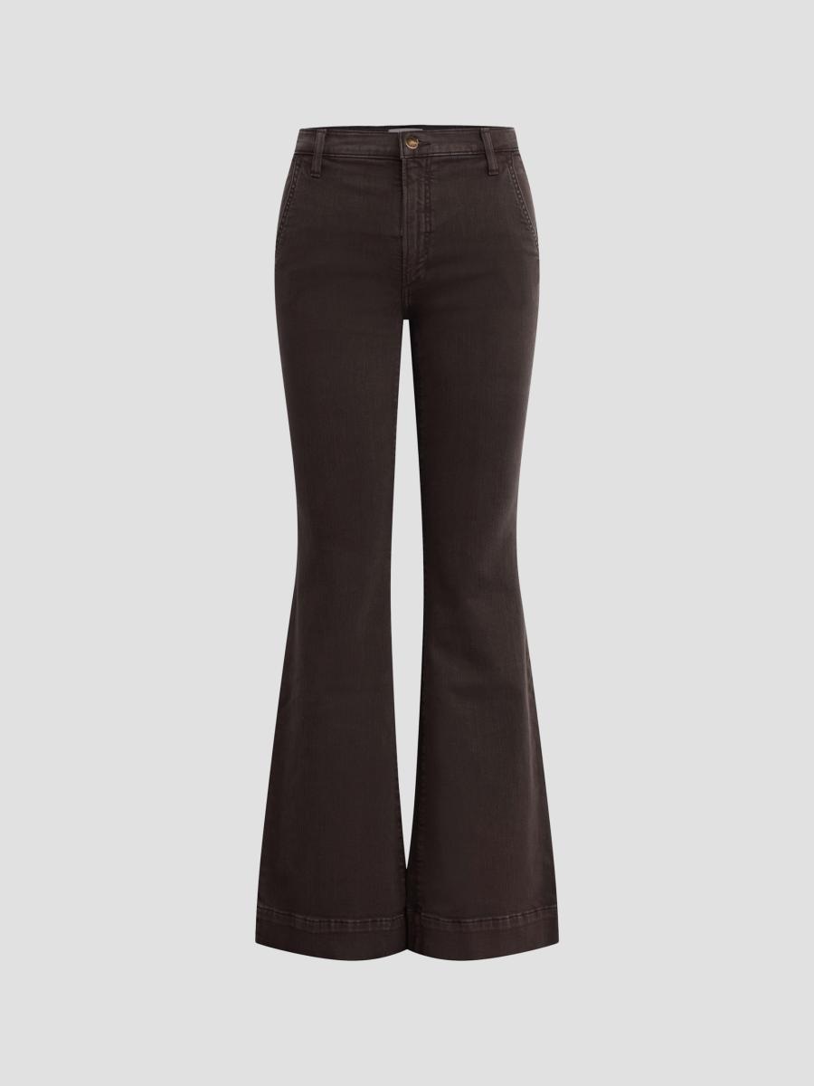Joe's Jeans Women's The Molly Flare Jeans In Dark Coffee Bean