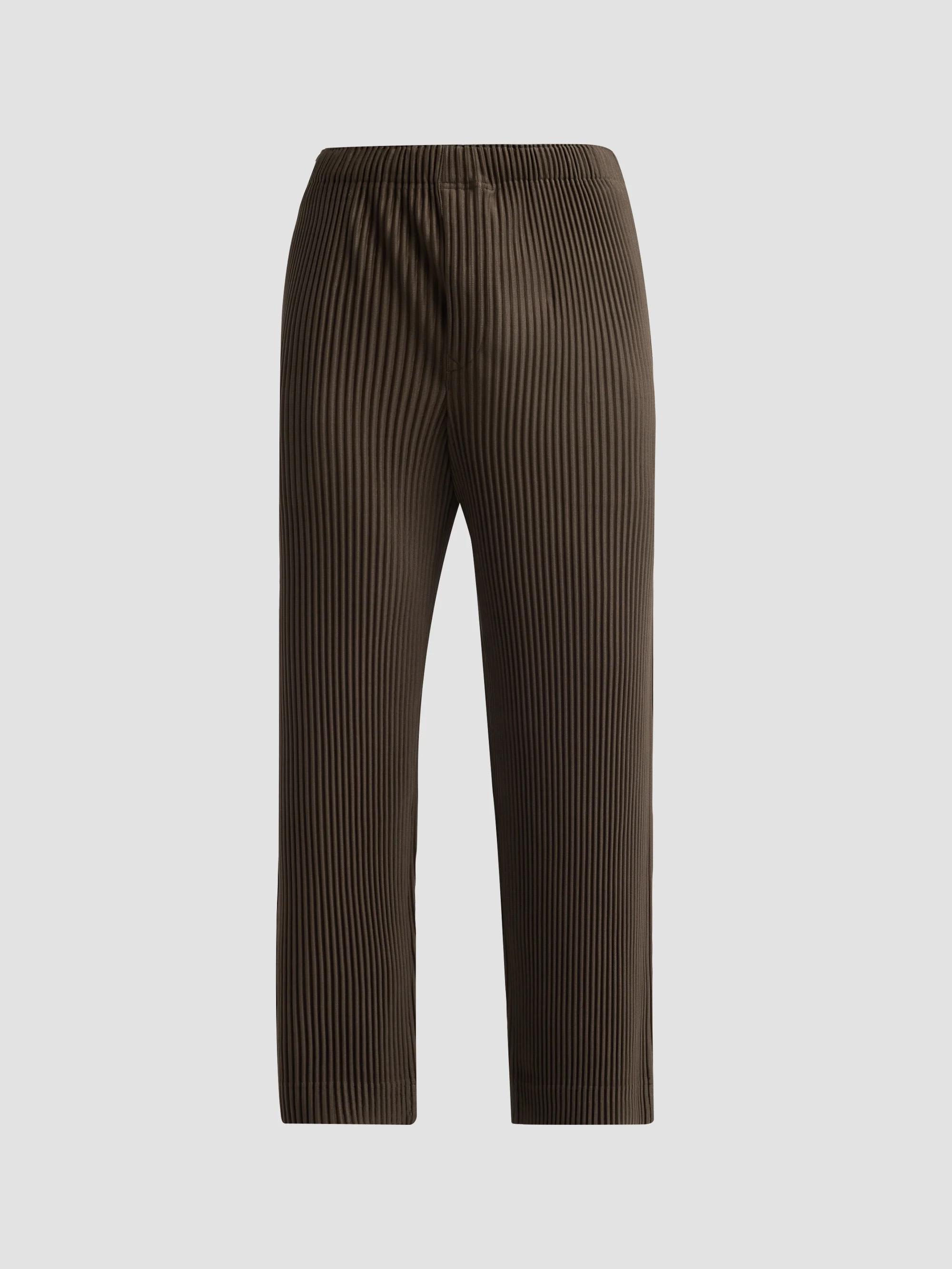 Homme Plissé Issey Miyake Basic Straight-Fit Pleated Pants | Saks