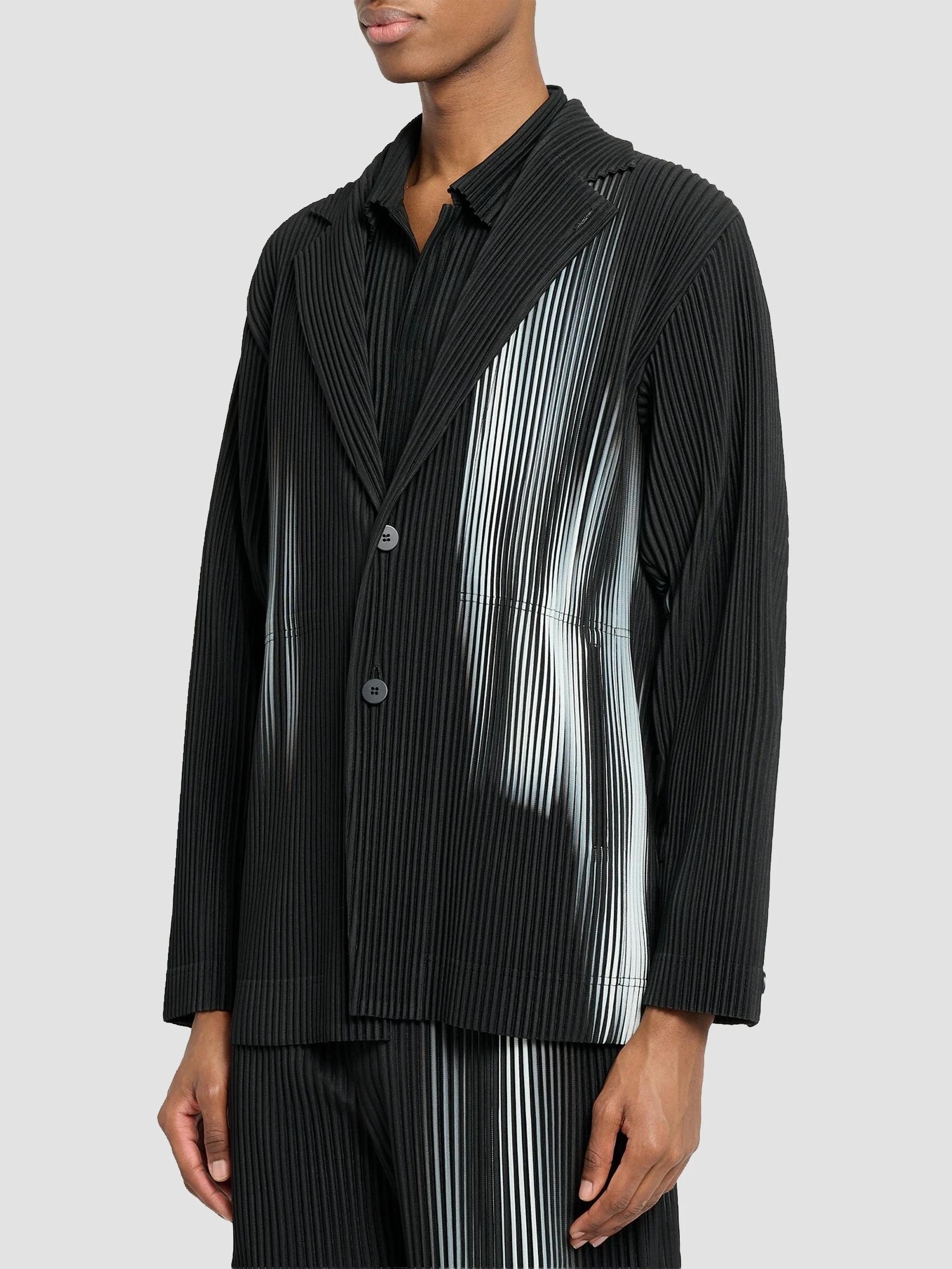 Homme Plissé Issey Miyake In The Shadow Single-Breasted Sport Jacket ...