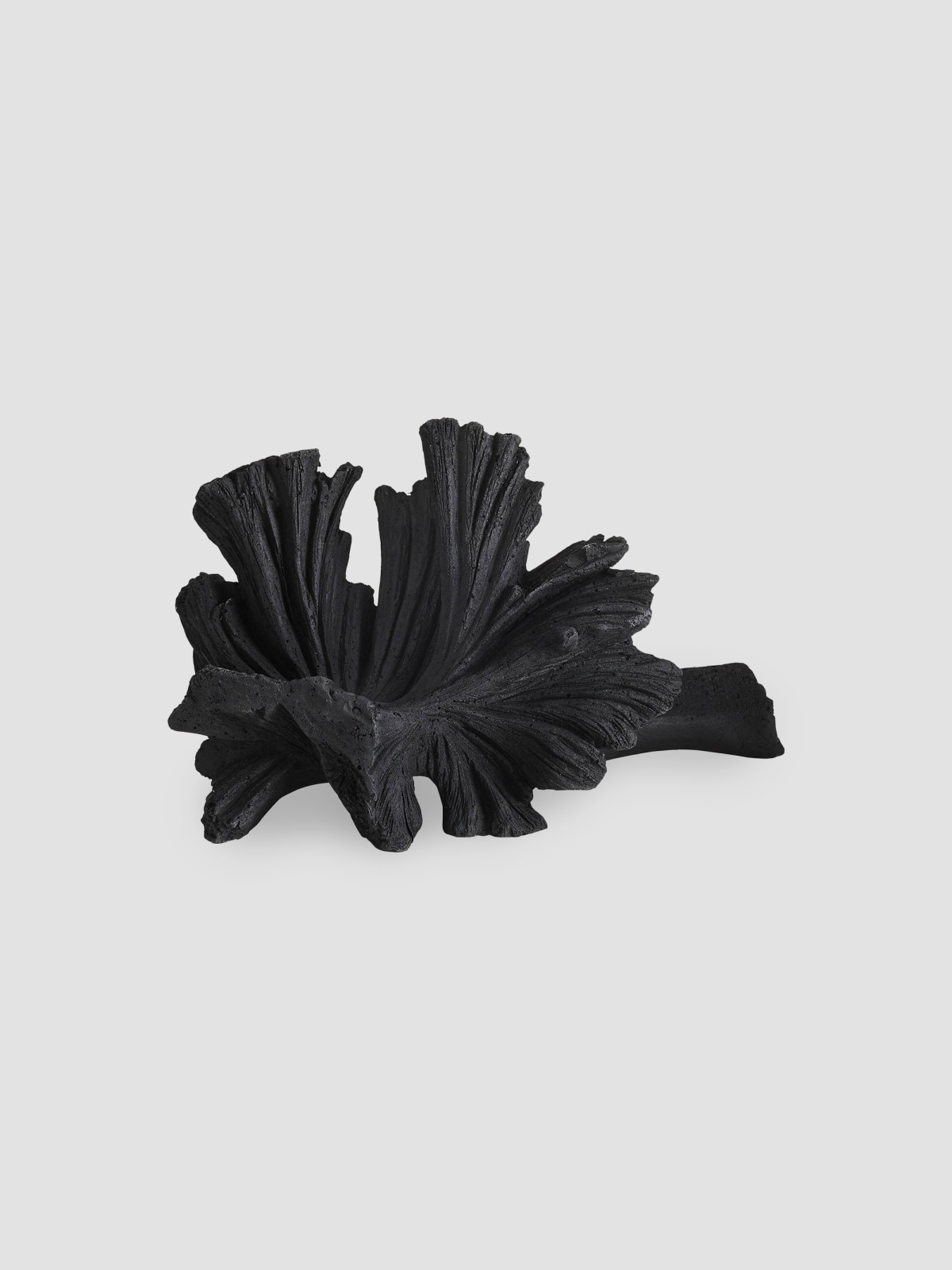 Luca Lava Stone Mushroom Sculpture
