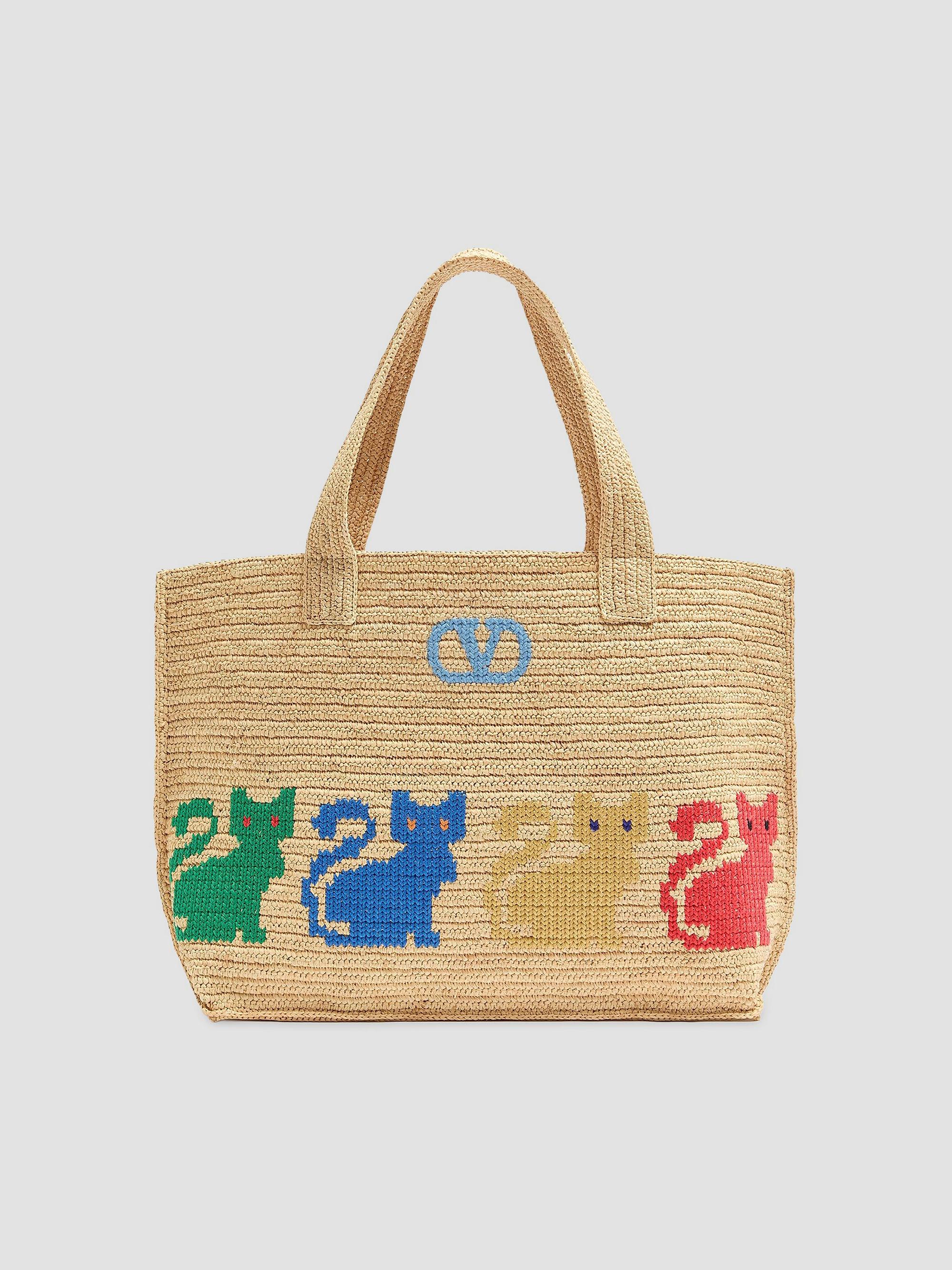 Valentino Garavani Women's Raffia Tote Bag - Natural | Thumbnail 8