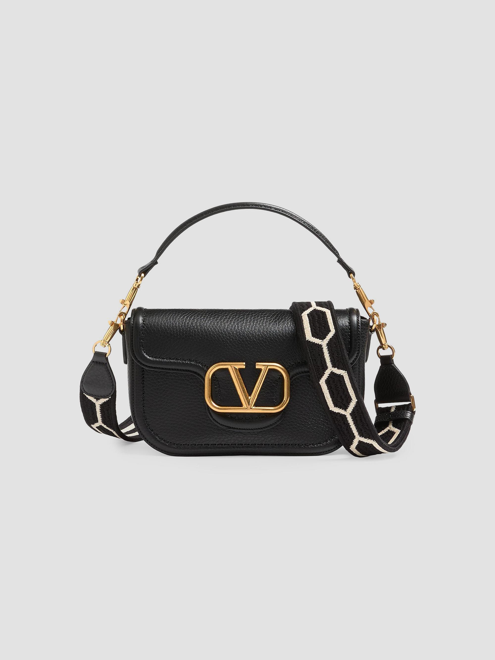 Valentino Garavani Locò Small Shoulder Bag in Calfskin | Saks