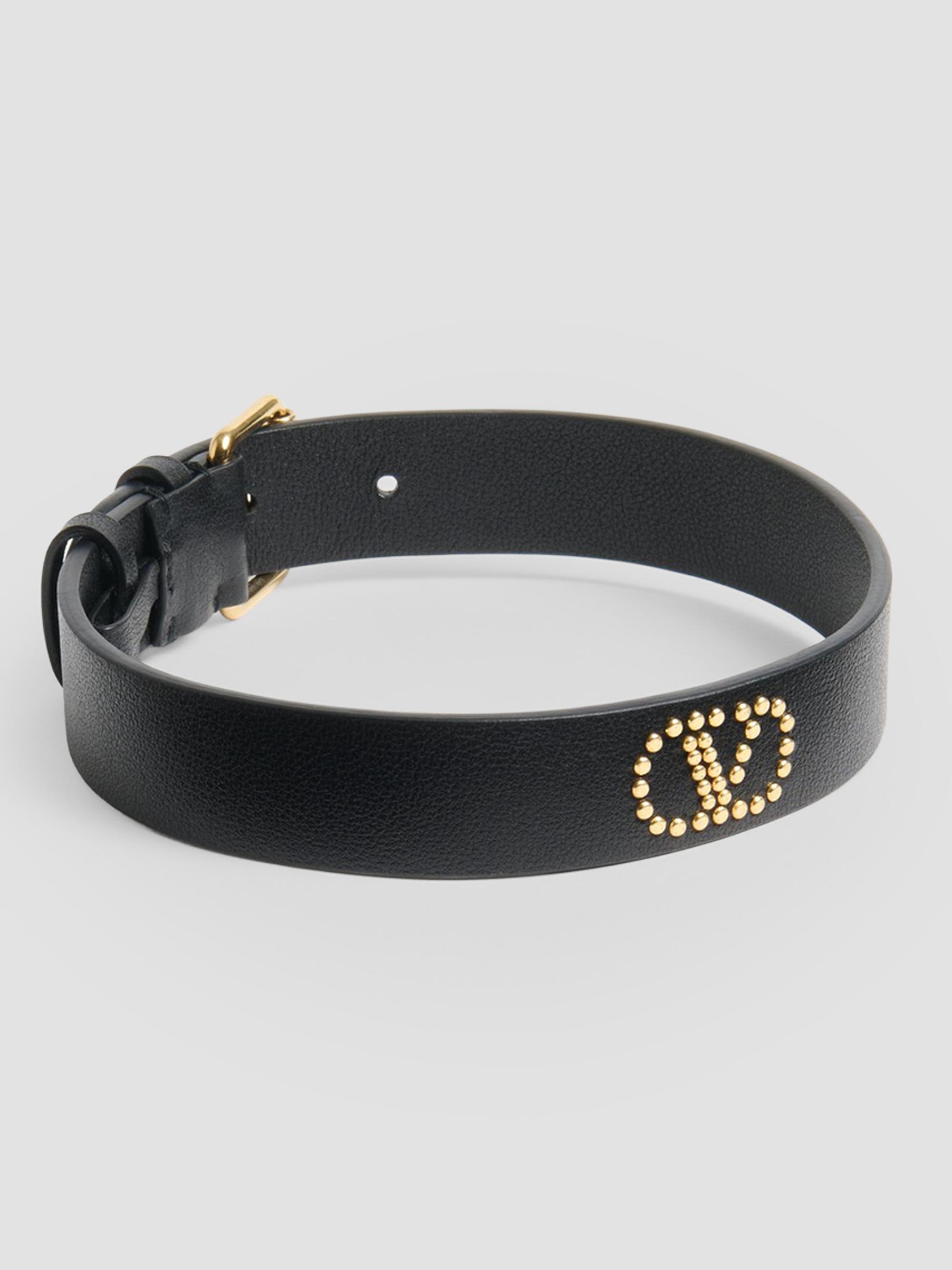 Valentino Garavani VLogo Signature Leather and Metal Choker | Saks