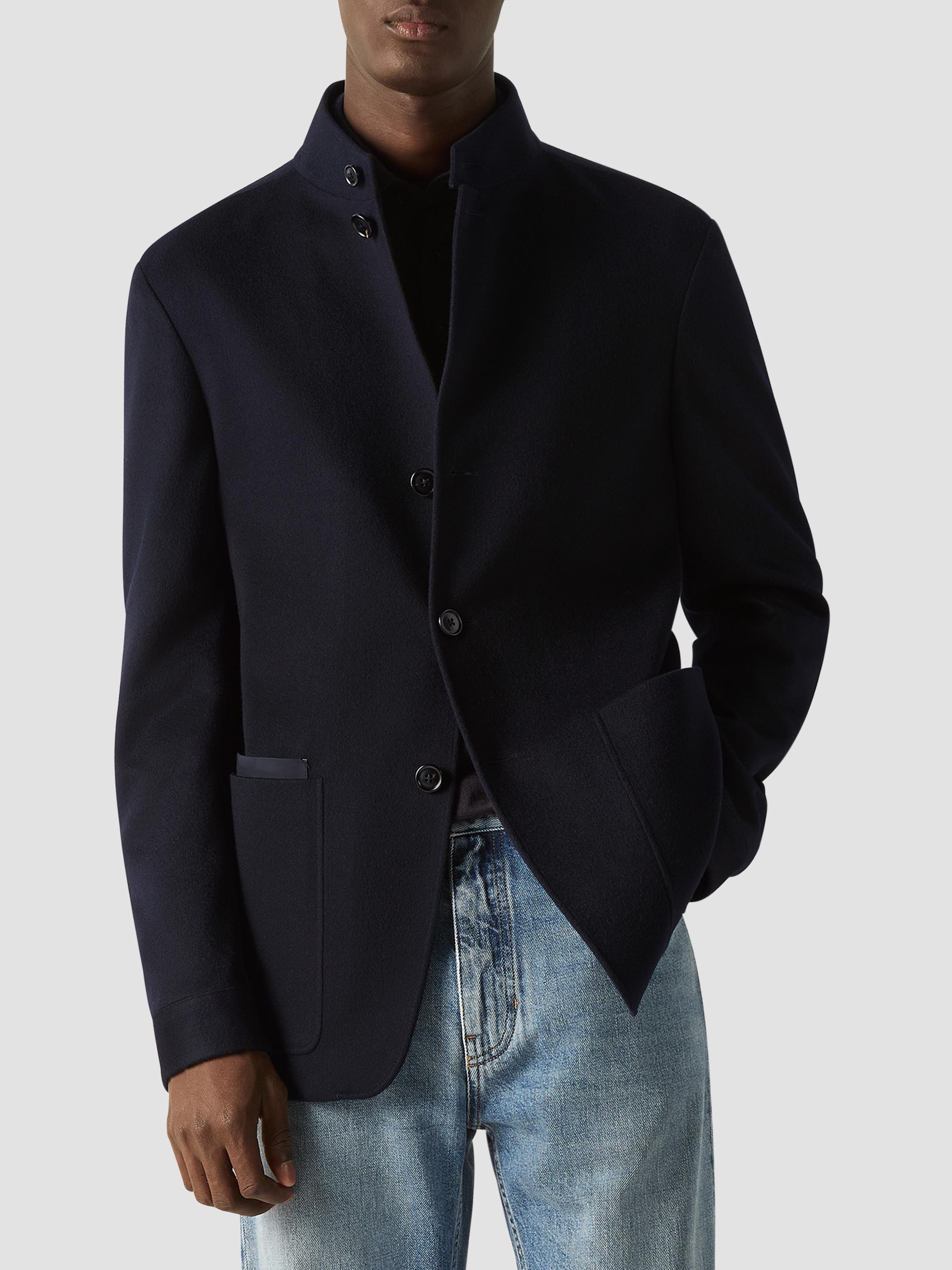 mens designer dress jackets Men's Coats & tweed jacket Walden Burgundy Formal Shoes domestic and secure pockets Color:Green tropical