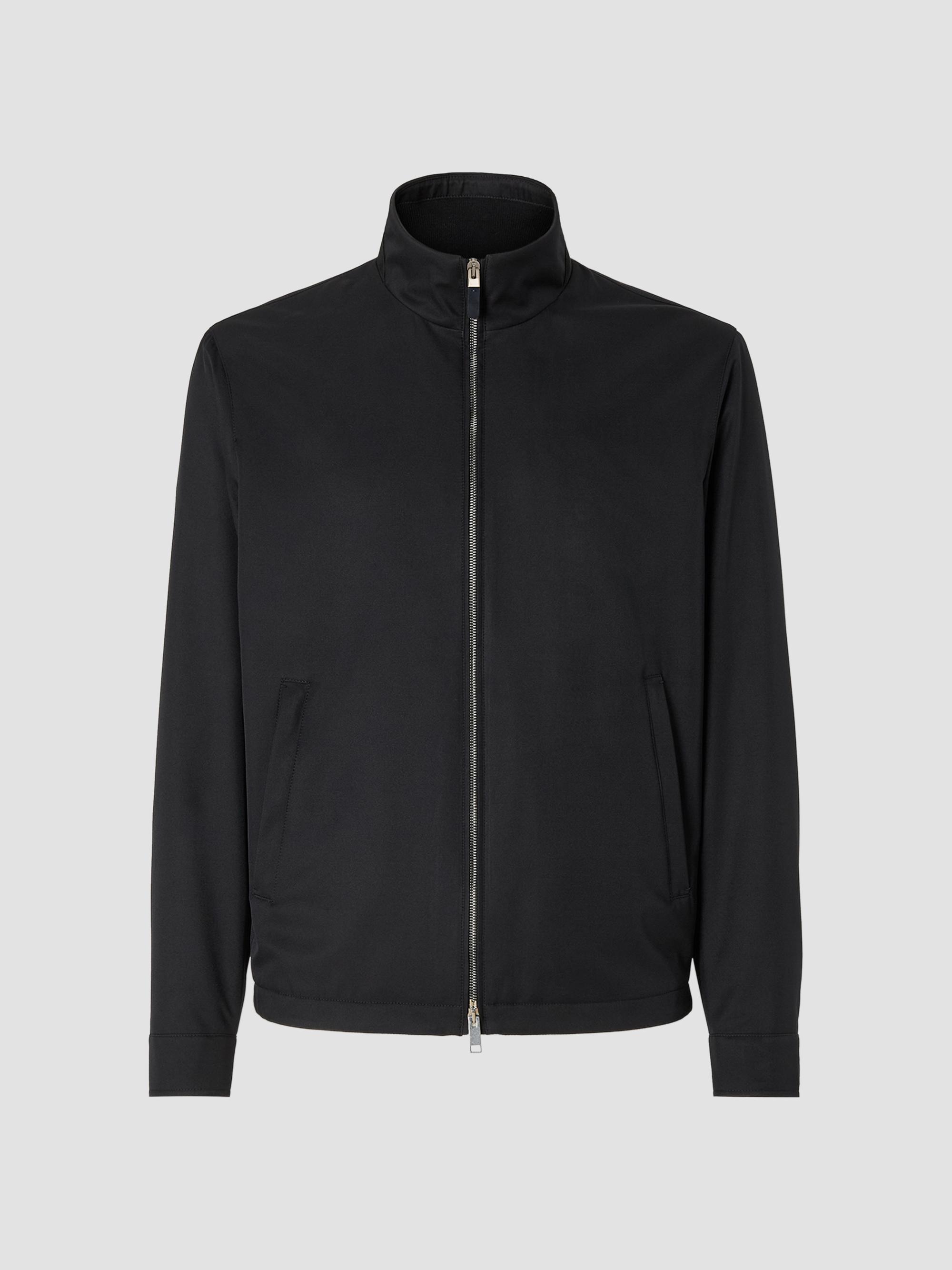 Emporio Armani Stretch Nylon Zip-Front Jacket | Saks Fifth Avenue