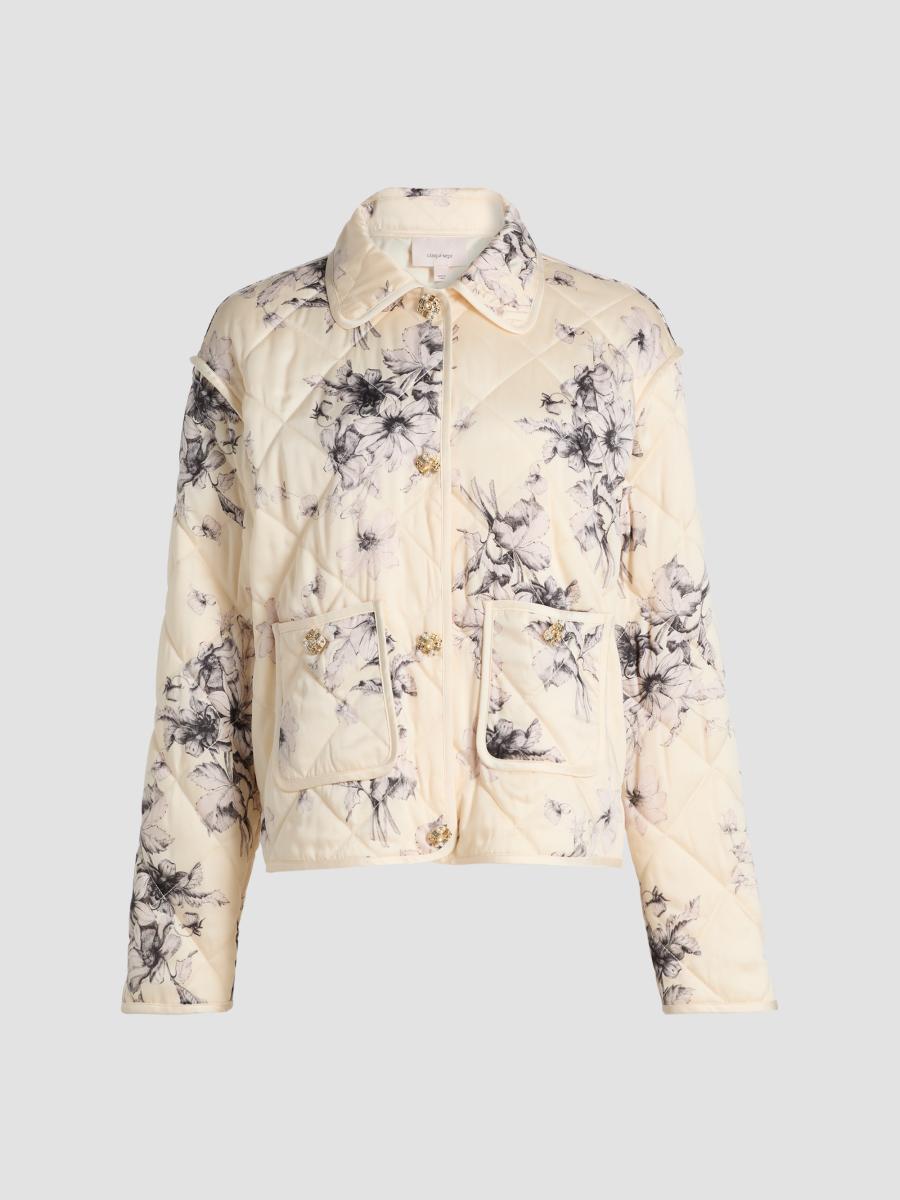 Cinq à Sept Alexa Hand-Sketched Floral Jacket | Saks Fifth Avenue