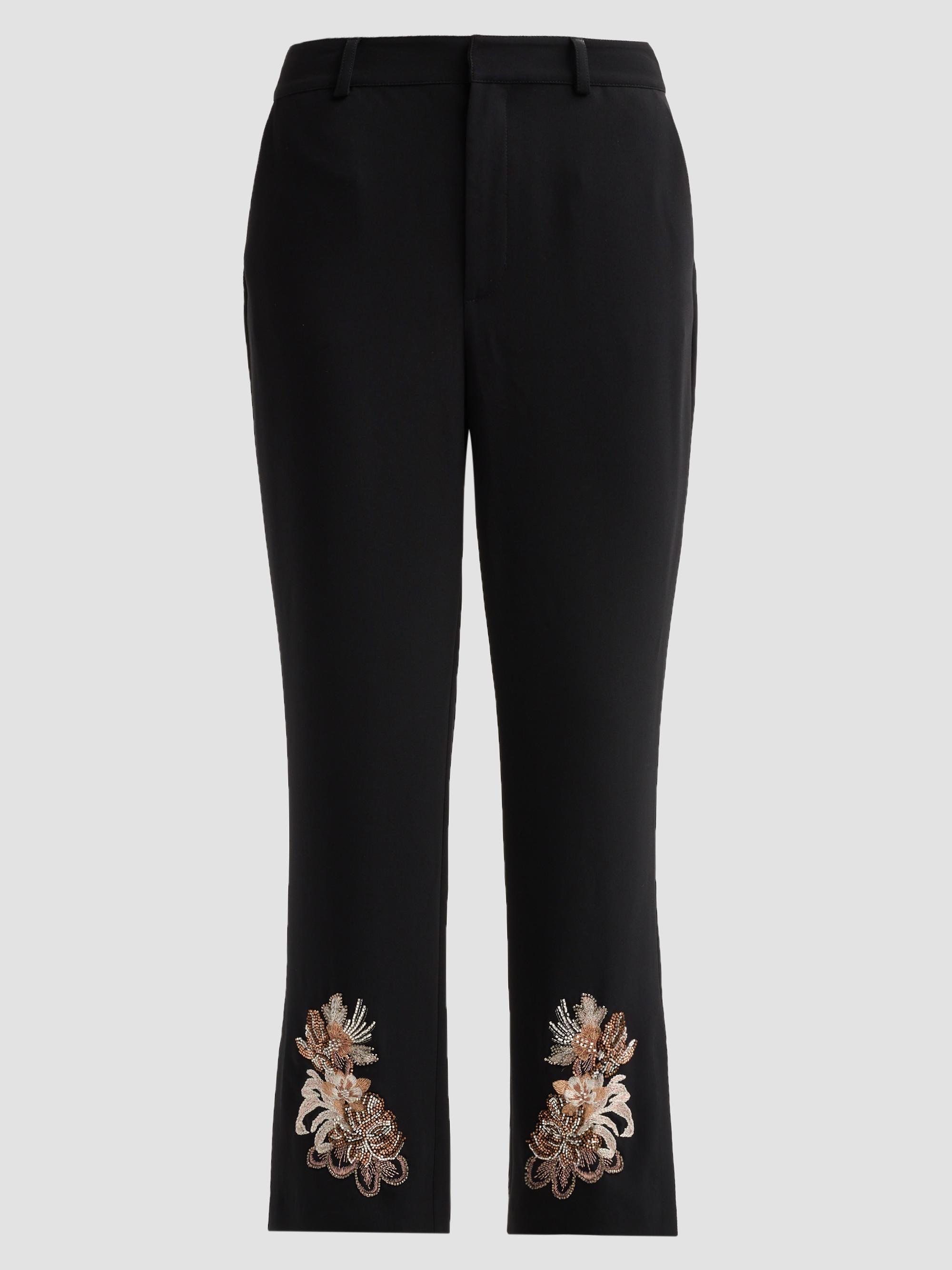 Cinq à Sept Abeline Cascading Ribbon Pants | Saks Fifth Avenue