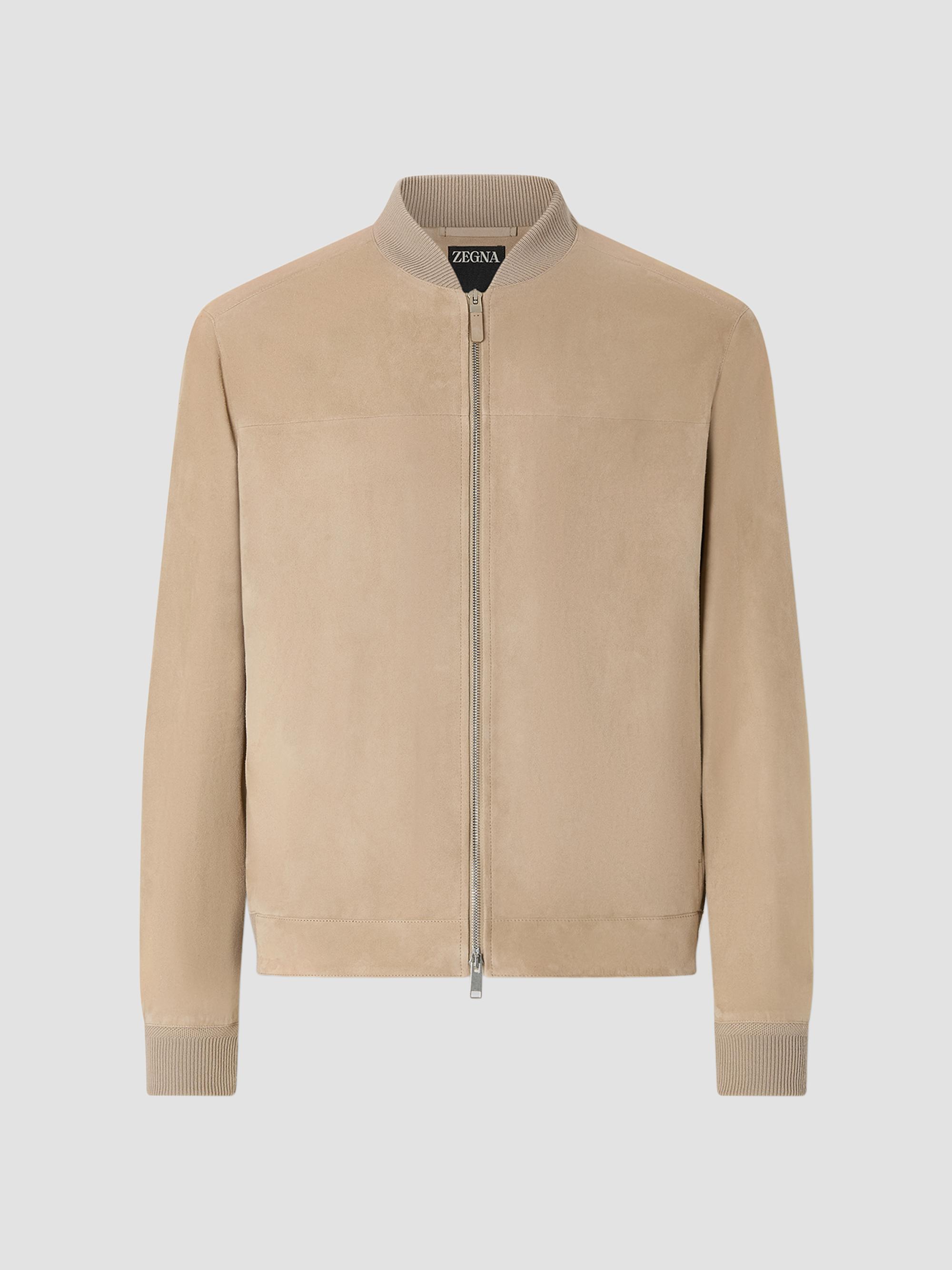 ZEGNA Suede Bomber Jacket | Saks Fifth Avenue