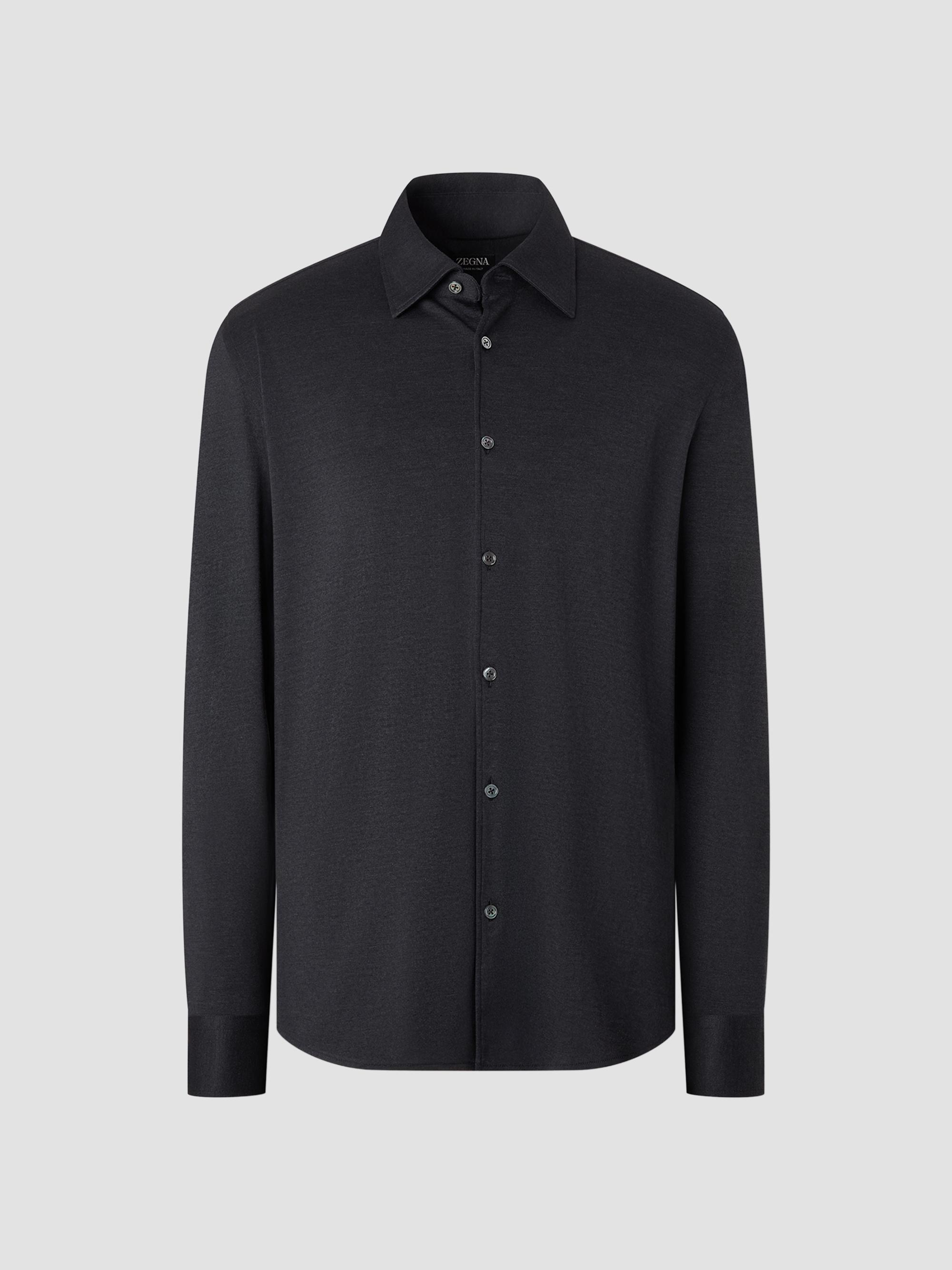 Zegna ゼニアSHIRTS ZEGNA Cashmere and Silk Shirt | Saks Fifth Avenue
