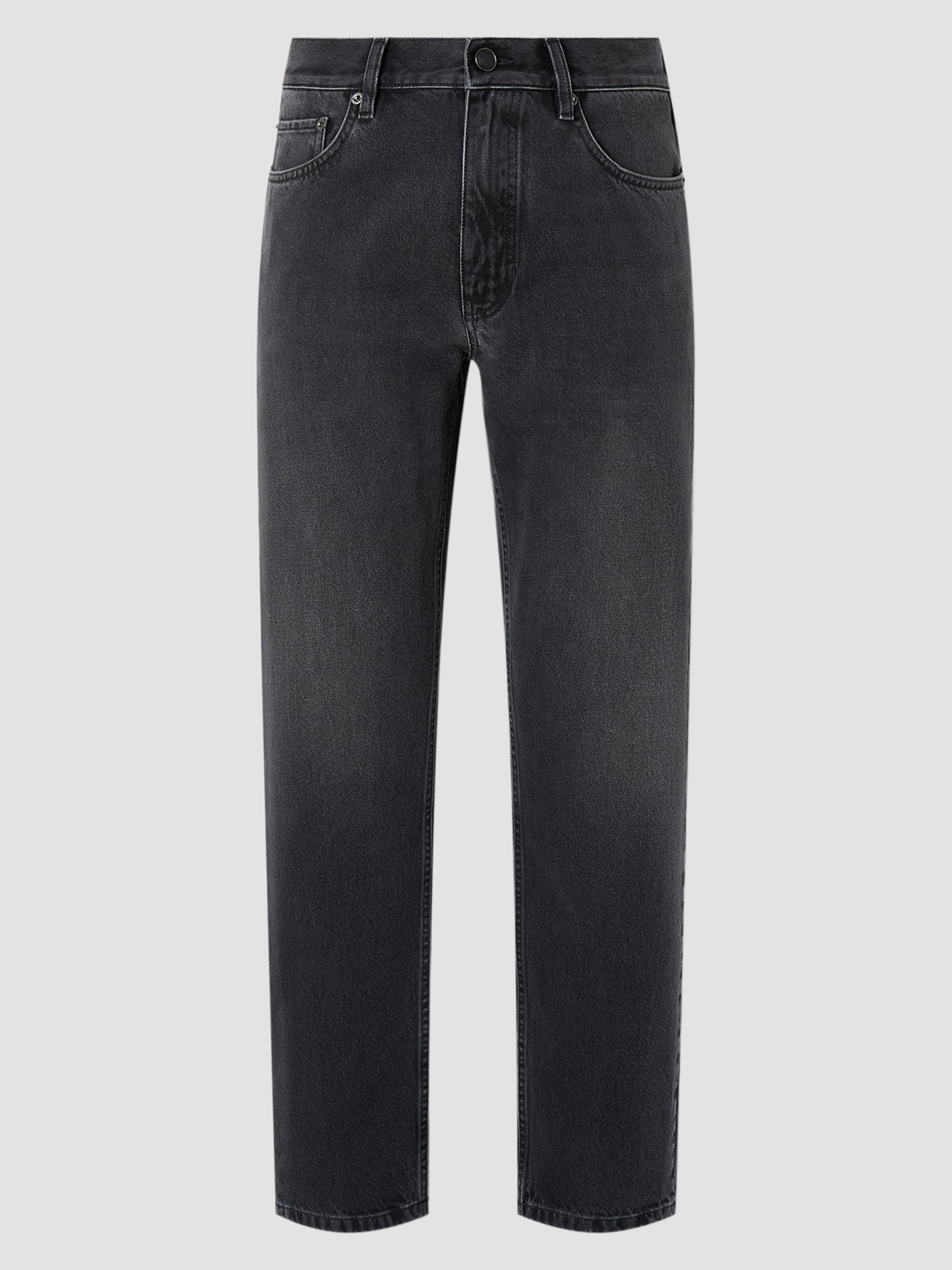 Prada Raw Denim Jeans with Leather Strap | Saks Fifth Avenue