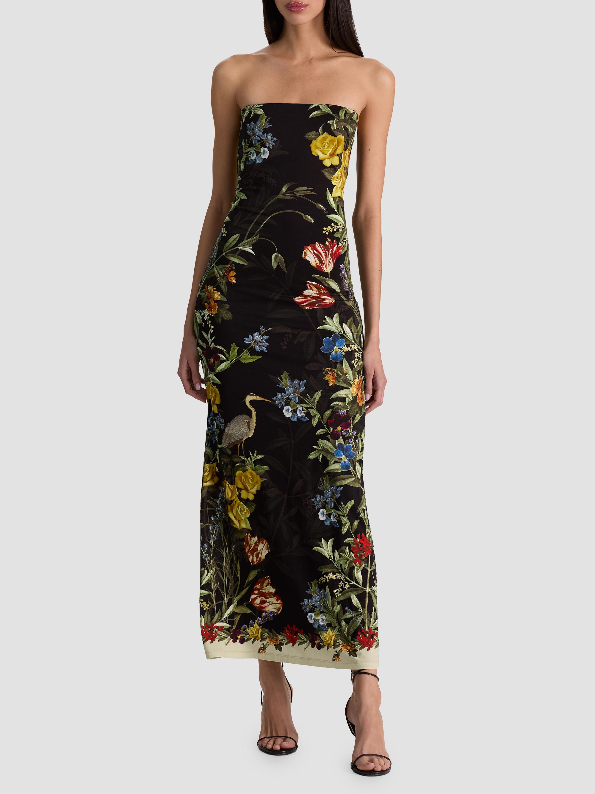 delora strapless maxi dress Delora Strapless Maxi Dress by alice + olivia at THE MILE