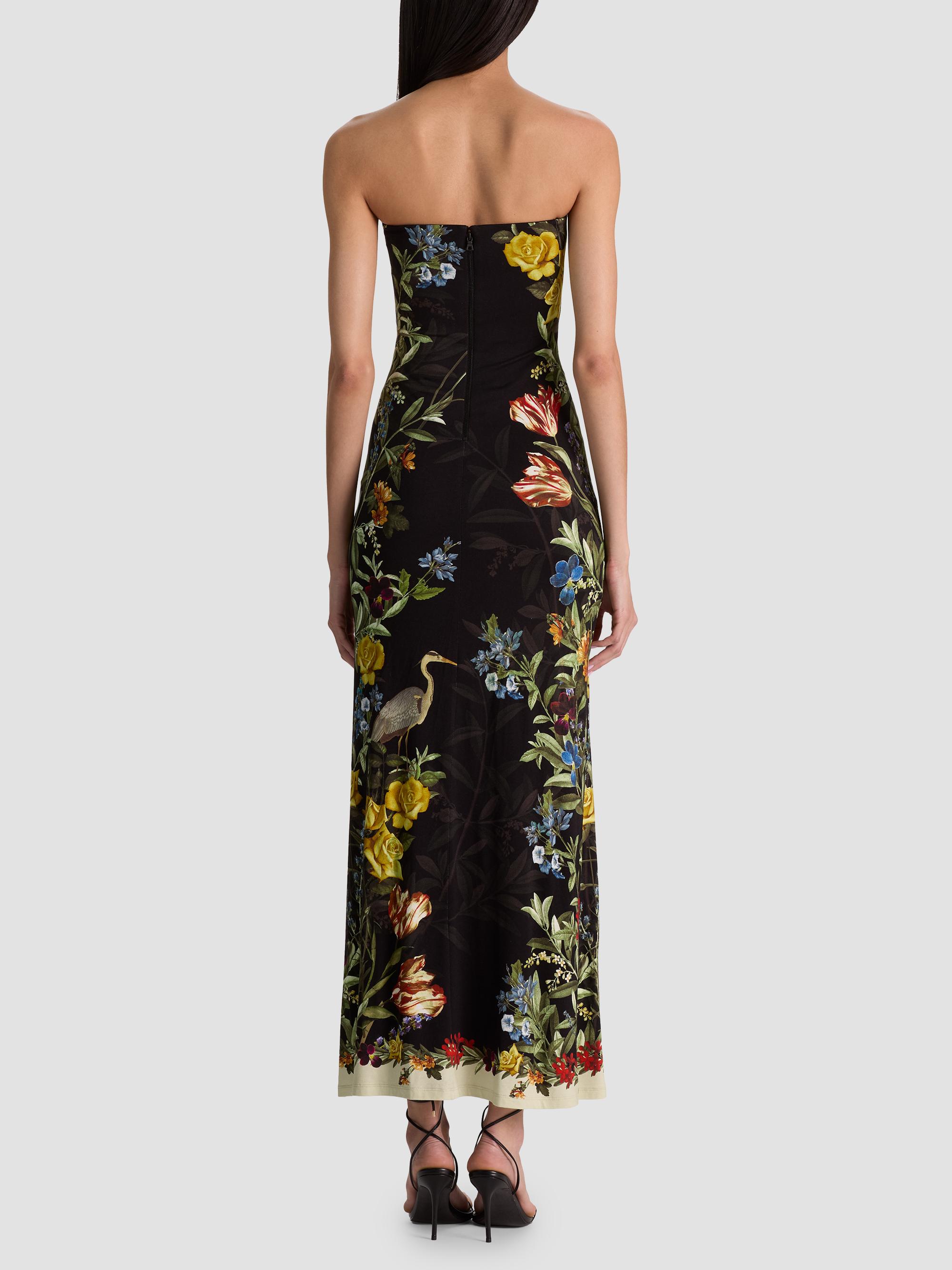 alice olivia delora floral maxi dress ALICE + OLIVIA Delora Floral Maxi Dress