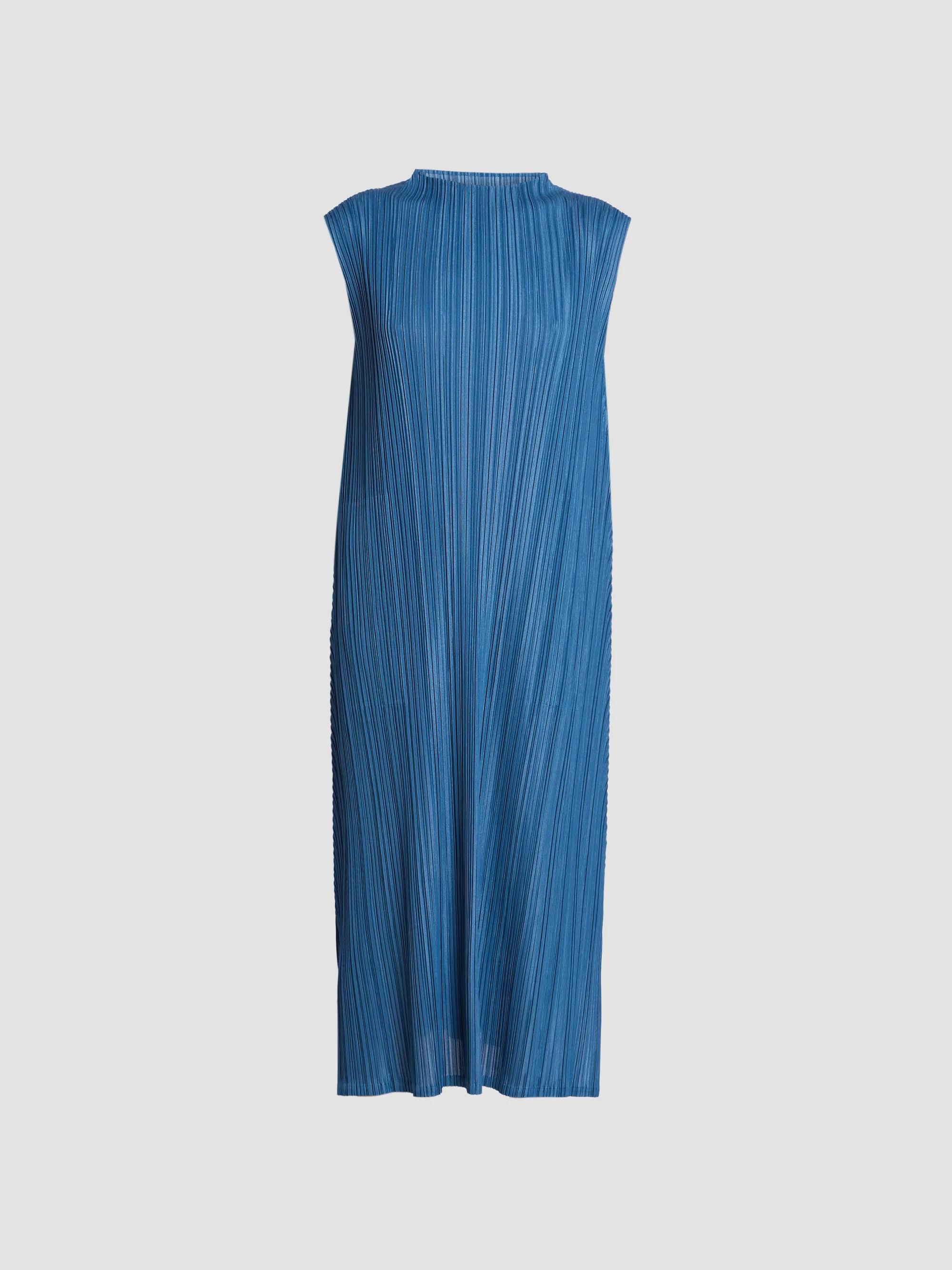Pleats Please Issey Miyake Coast Pleated Midi-Dress | Saks Fifth