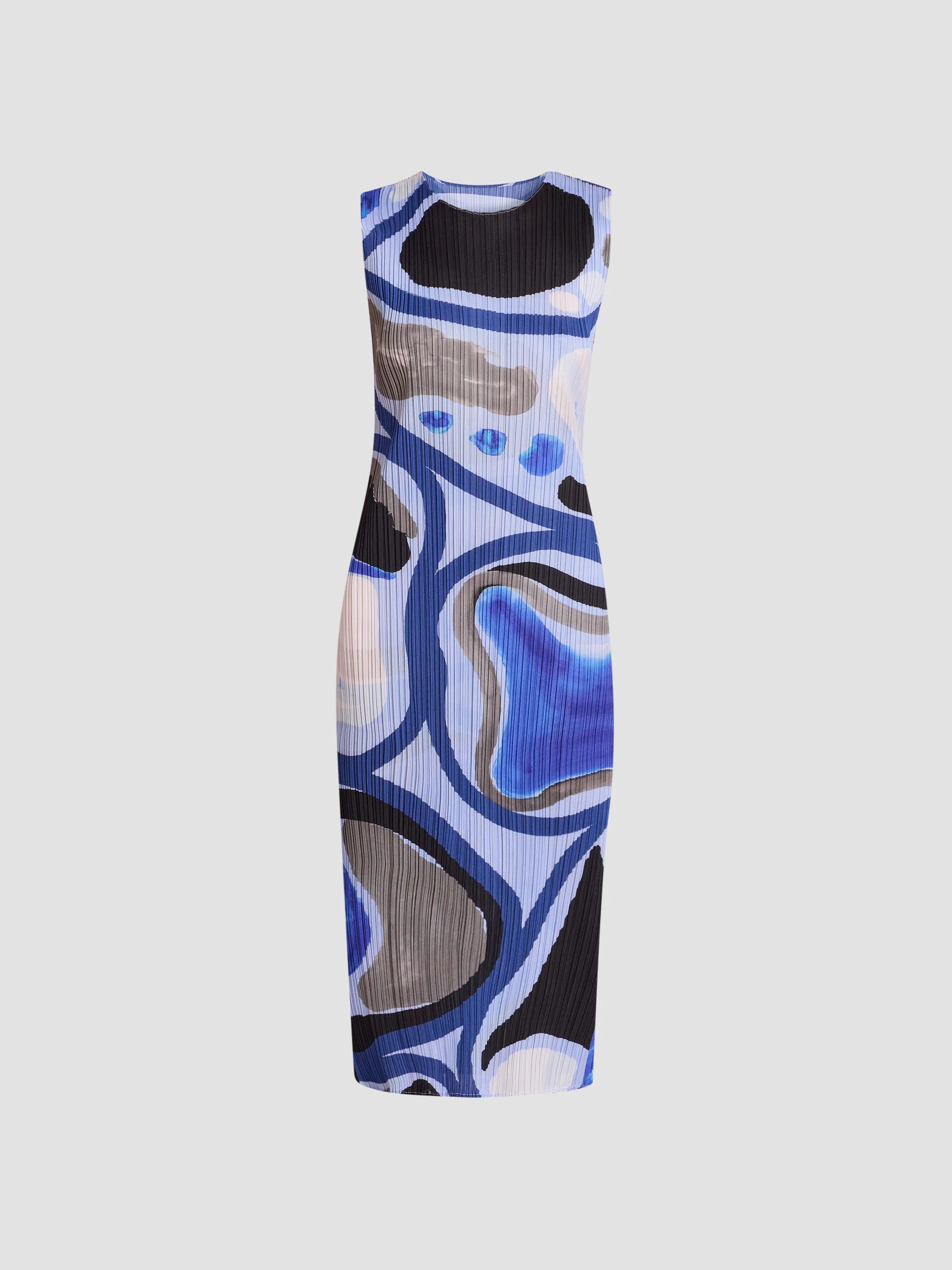Pleats Please Issey Miyake Path Plissé Shift Maxi Dress | Saks