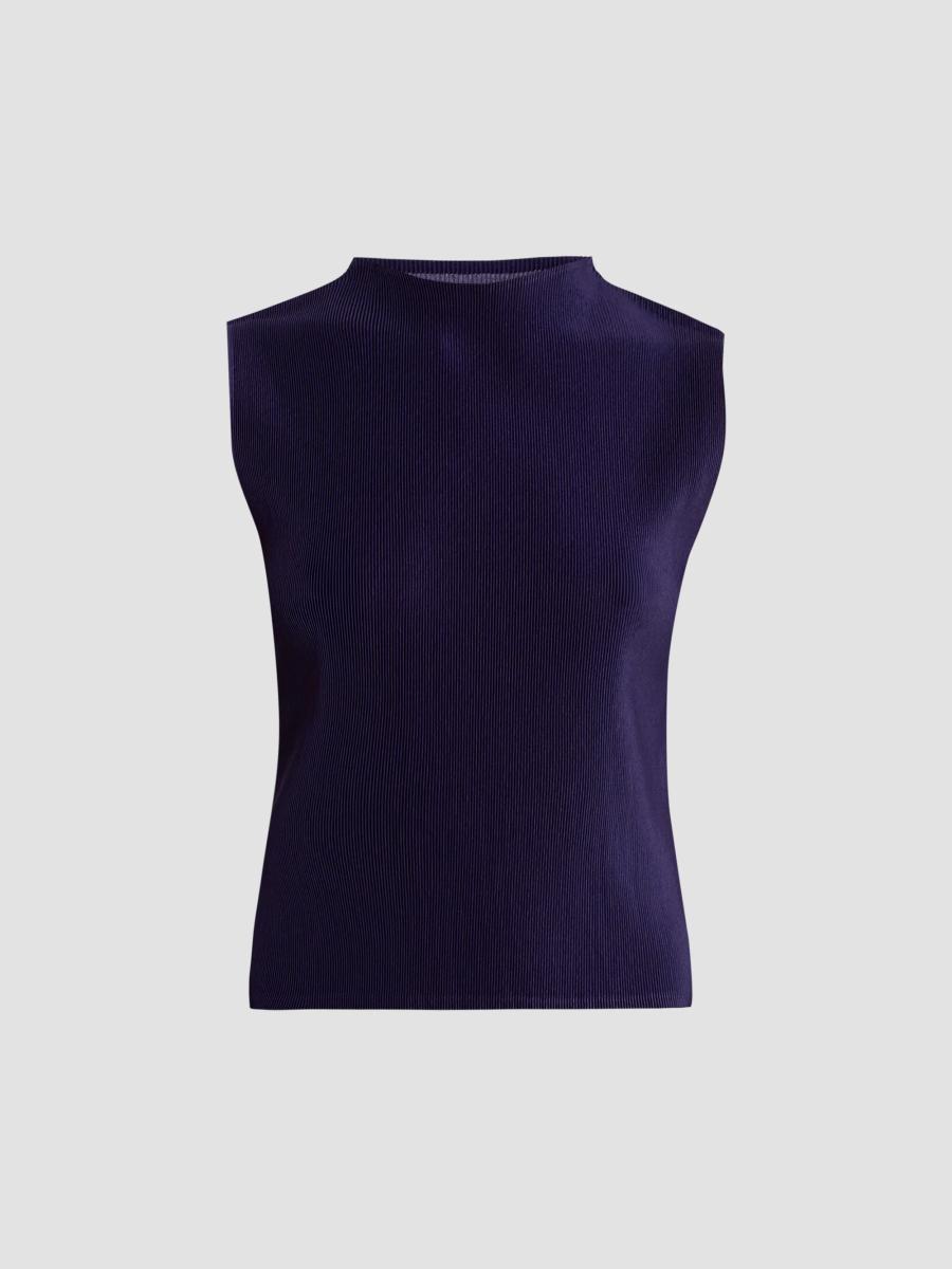 Pleats Please Issey Miyake Mist September Sleeveless Top | Saks
