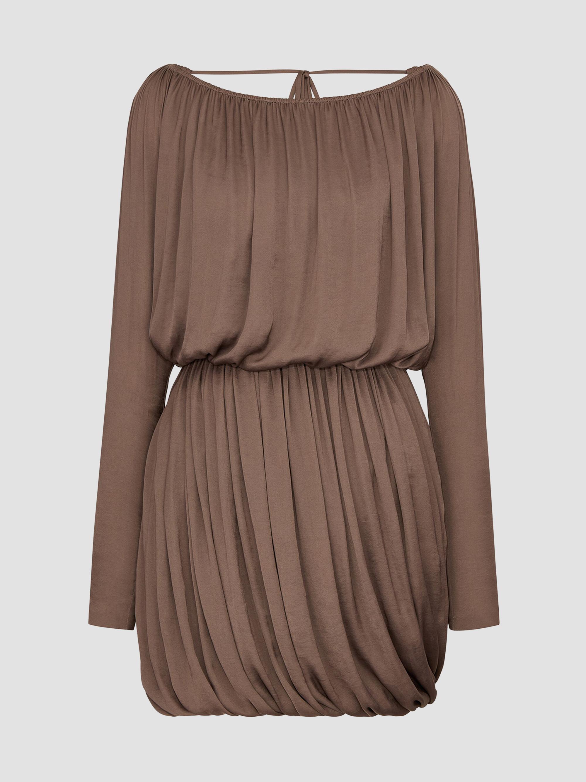 sandro short draped dress Sandro Short Draped Dress In White - 65% Off