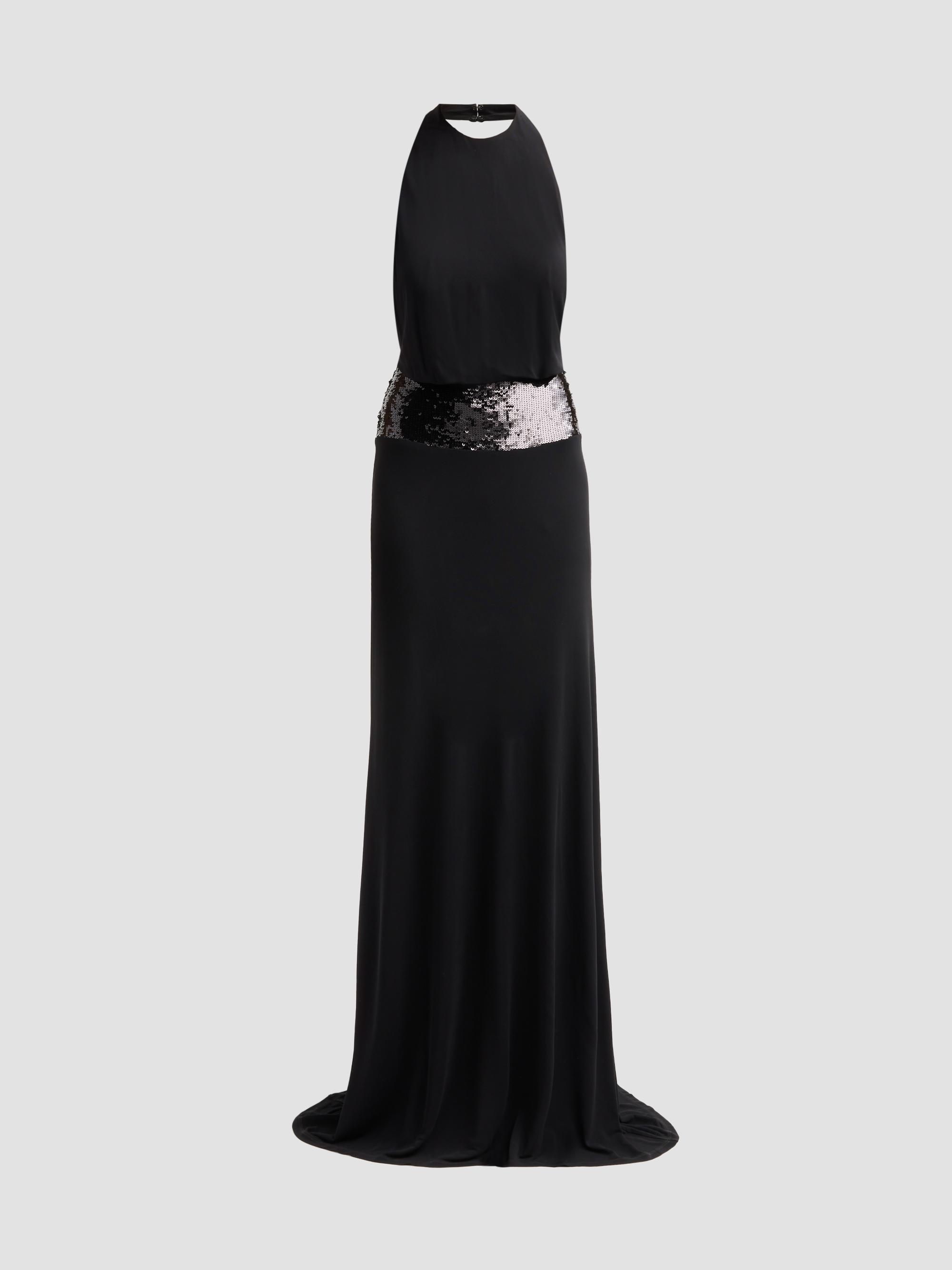ramy brook formal dresses Theresa Sequined Halter Gown Women's clothing