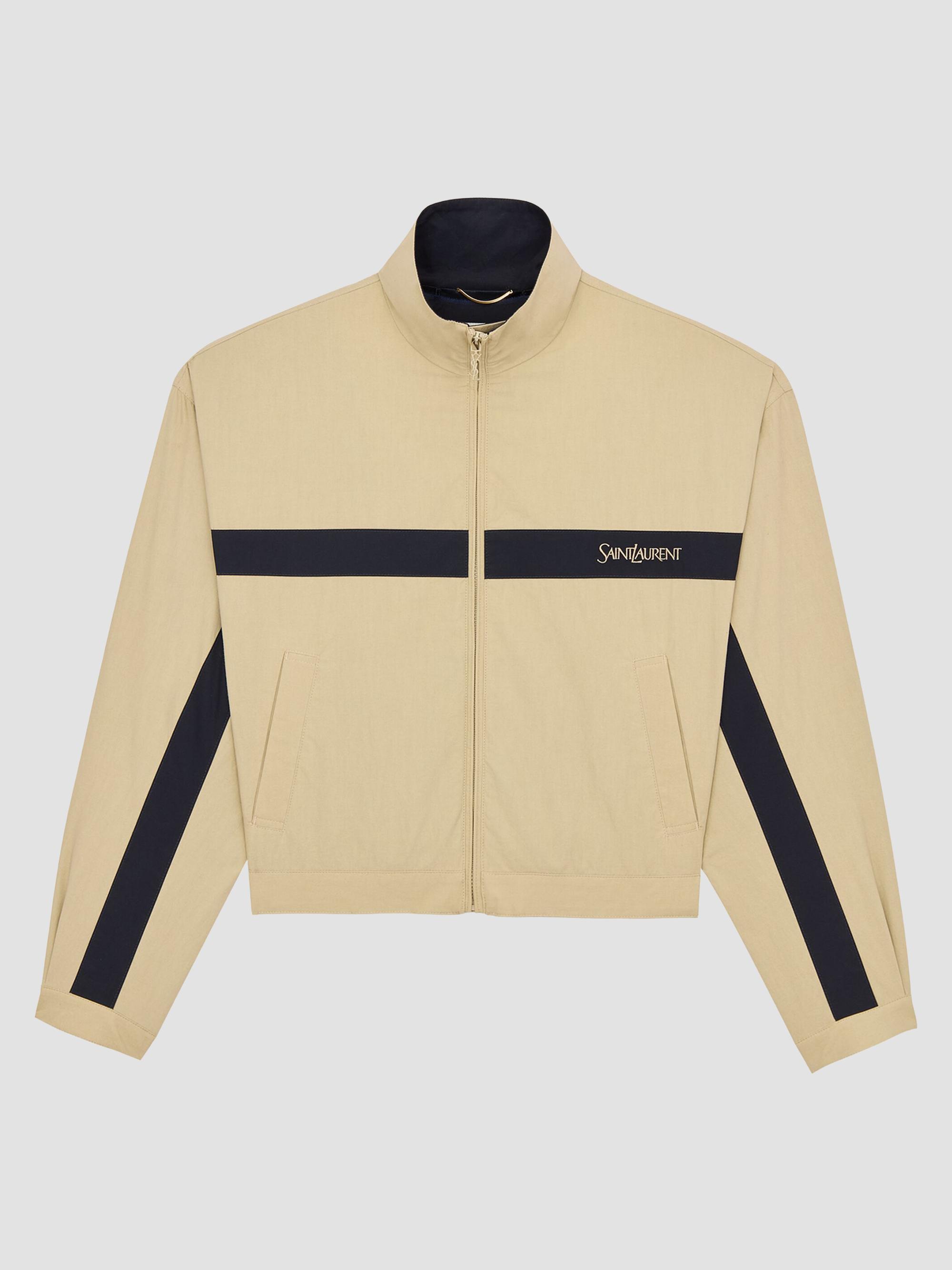 Saint Laurent Men's Jacket in Cotton - Mastic | Thumbnail 7