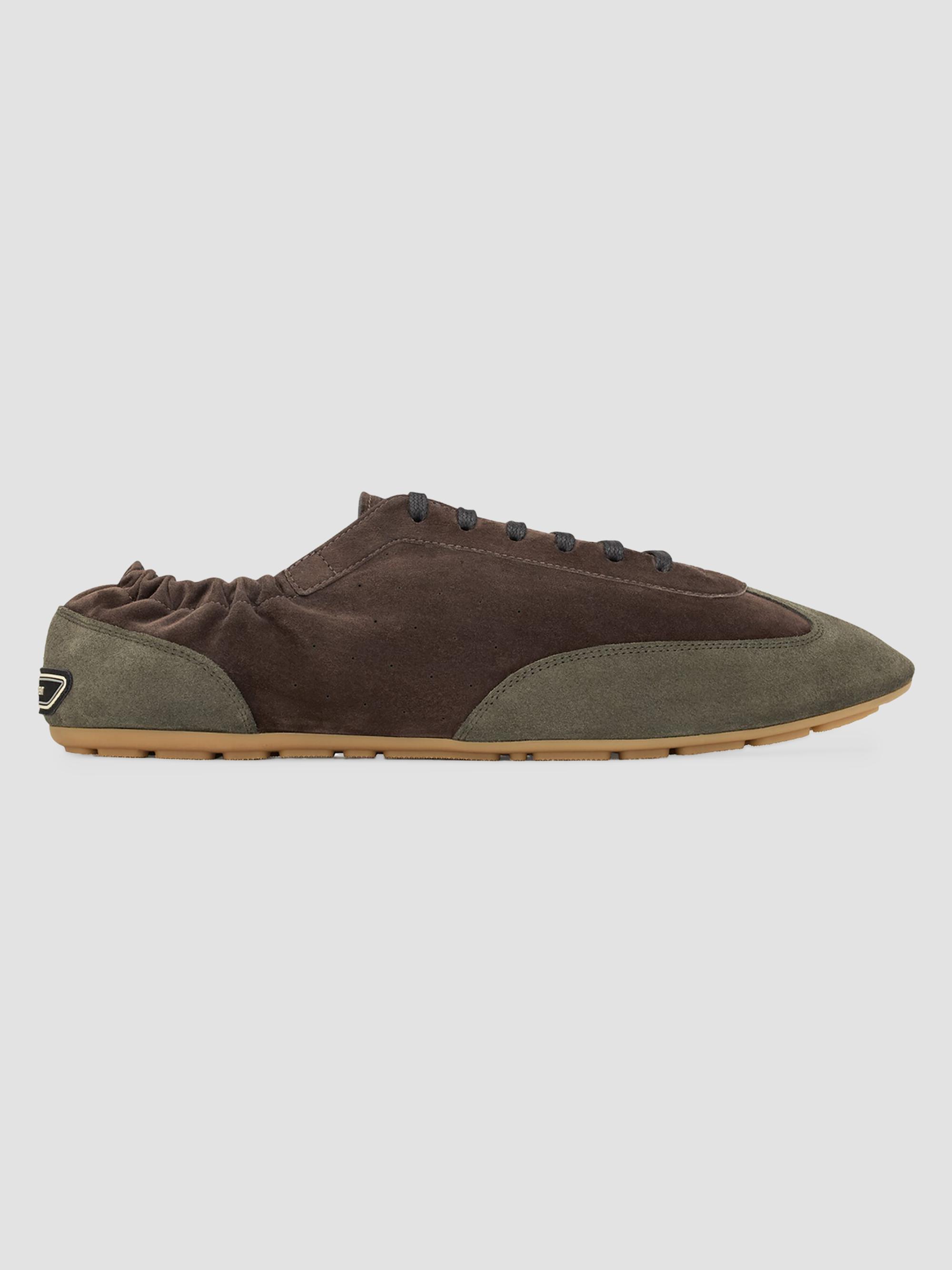 Saint Laurent Men's Lewis Sneakers in Suede - Brown Taupe | Thumbnail 7