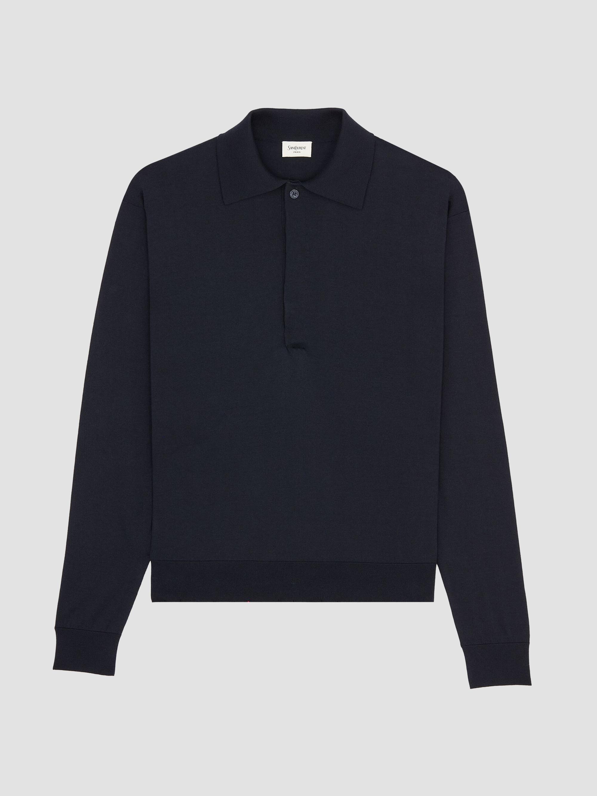 Saint Laurent Shirt in Silk Satin-Back Crepe | Saks Fifth Avenue