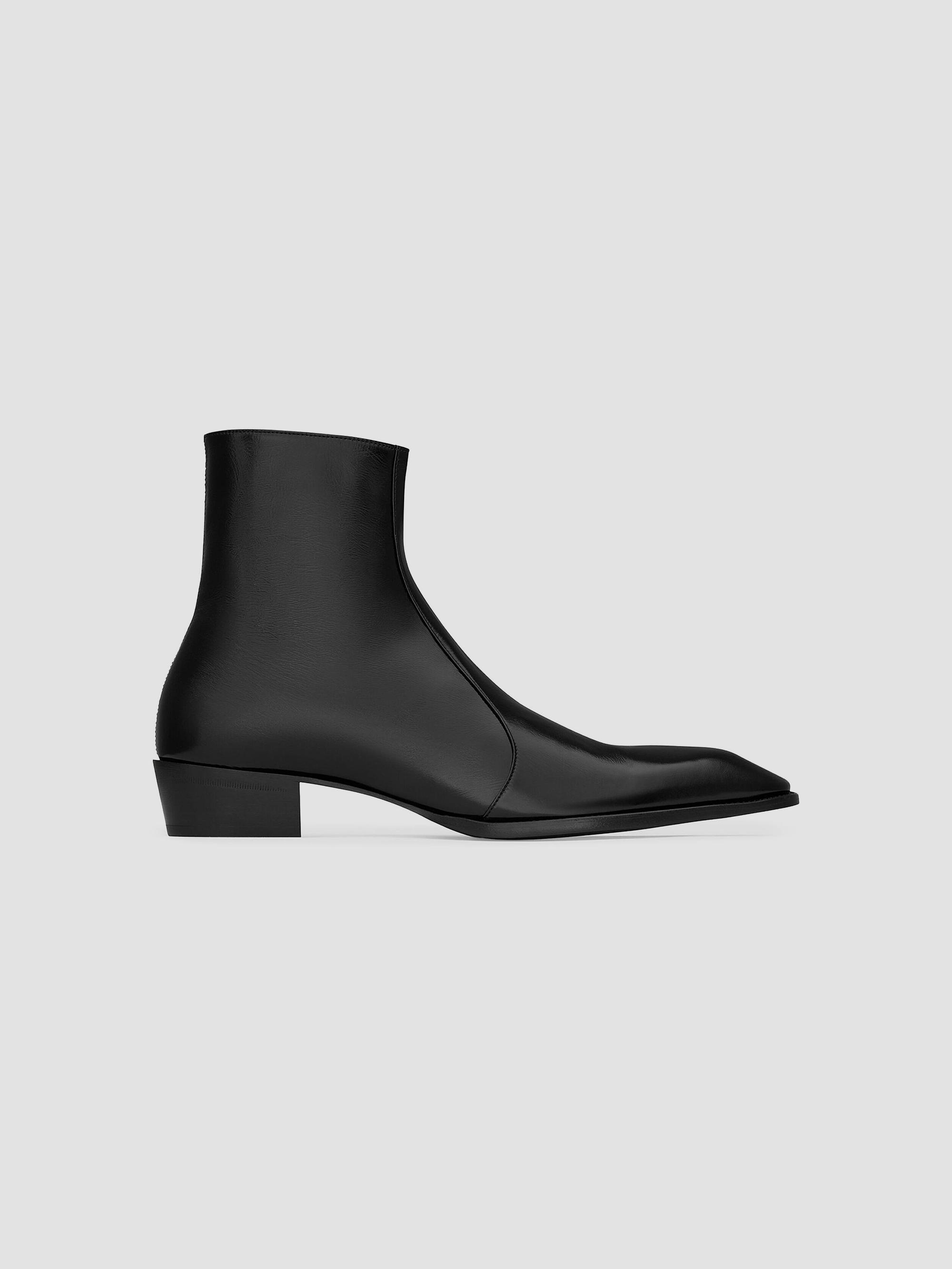 Brunello Cucinelli Grained Leather Side-Zip Boots | Saks Fifth Avenue