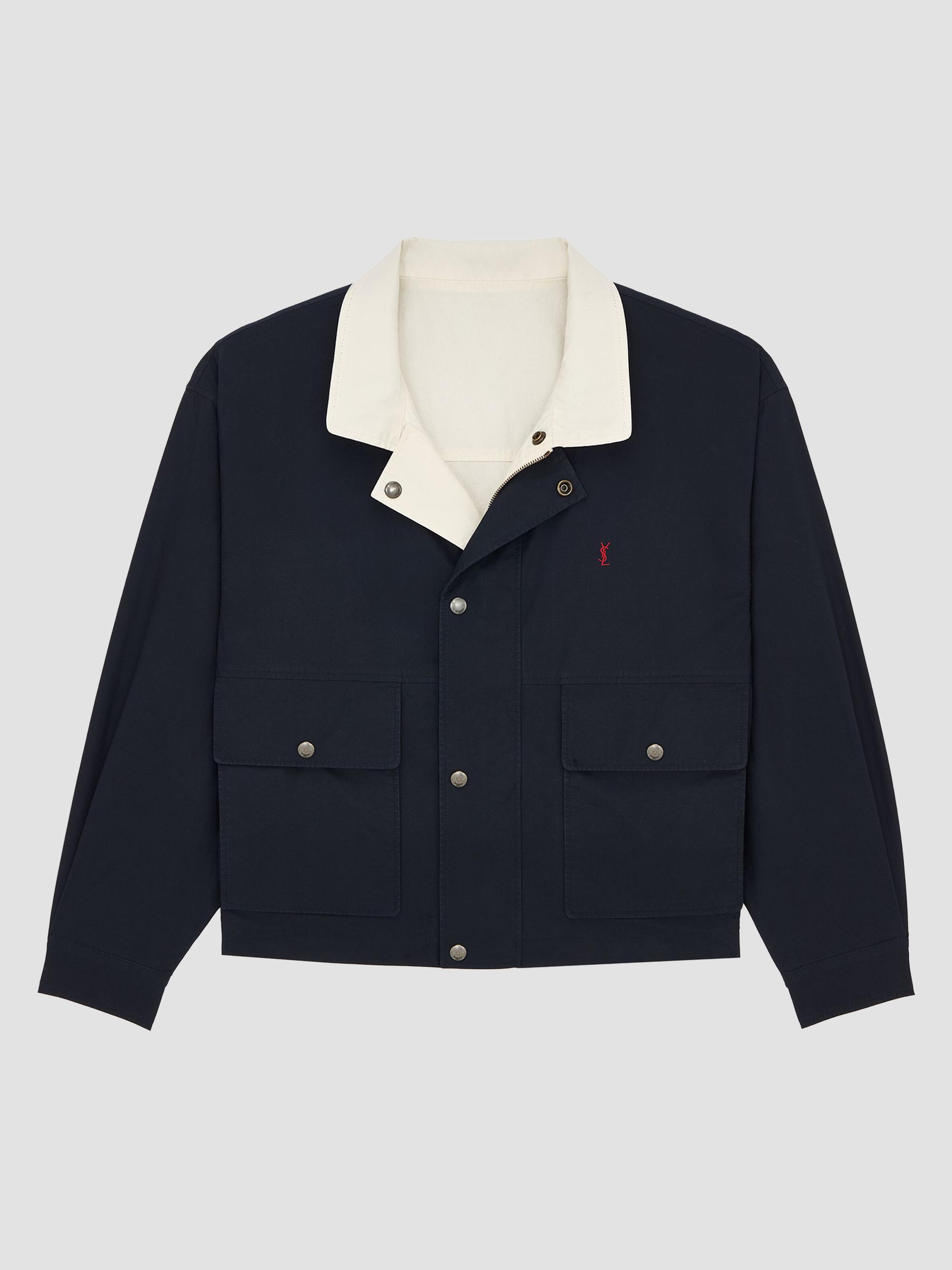 Burberry Shearling Collar Leather Jacket | Saks Fifth Avenue