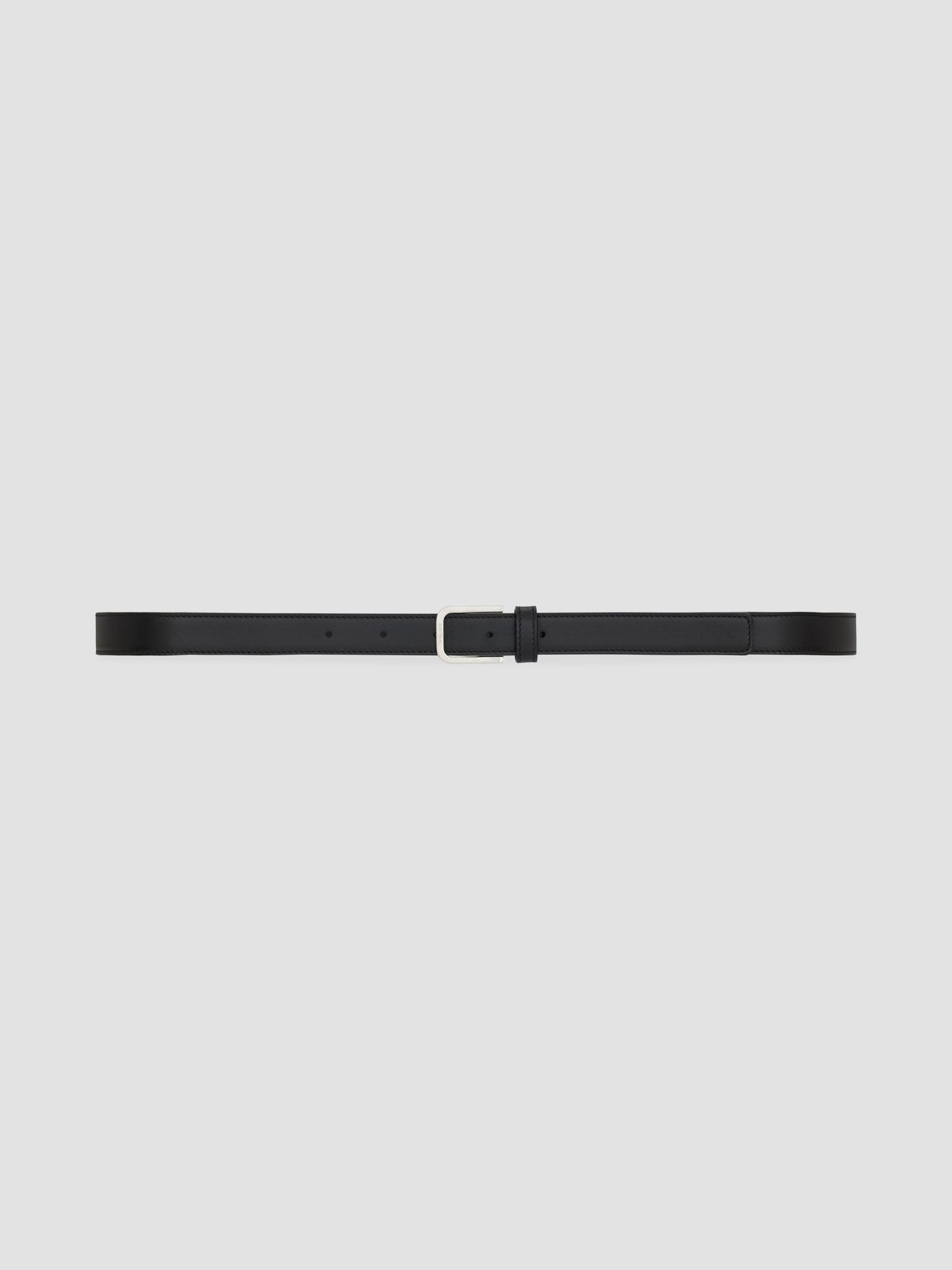Ami Paris Thin Belt 20 Mm シンプルベルト AMI Paris Logo Leather Belt | Saks Fifth Avenue