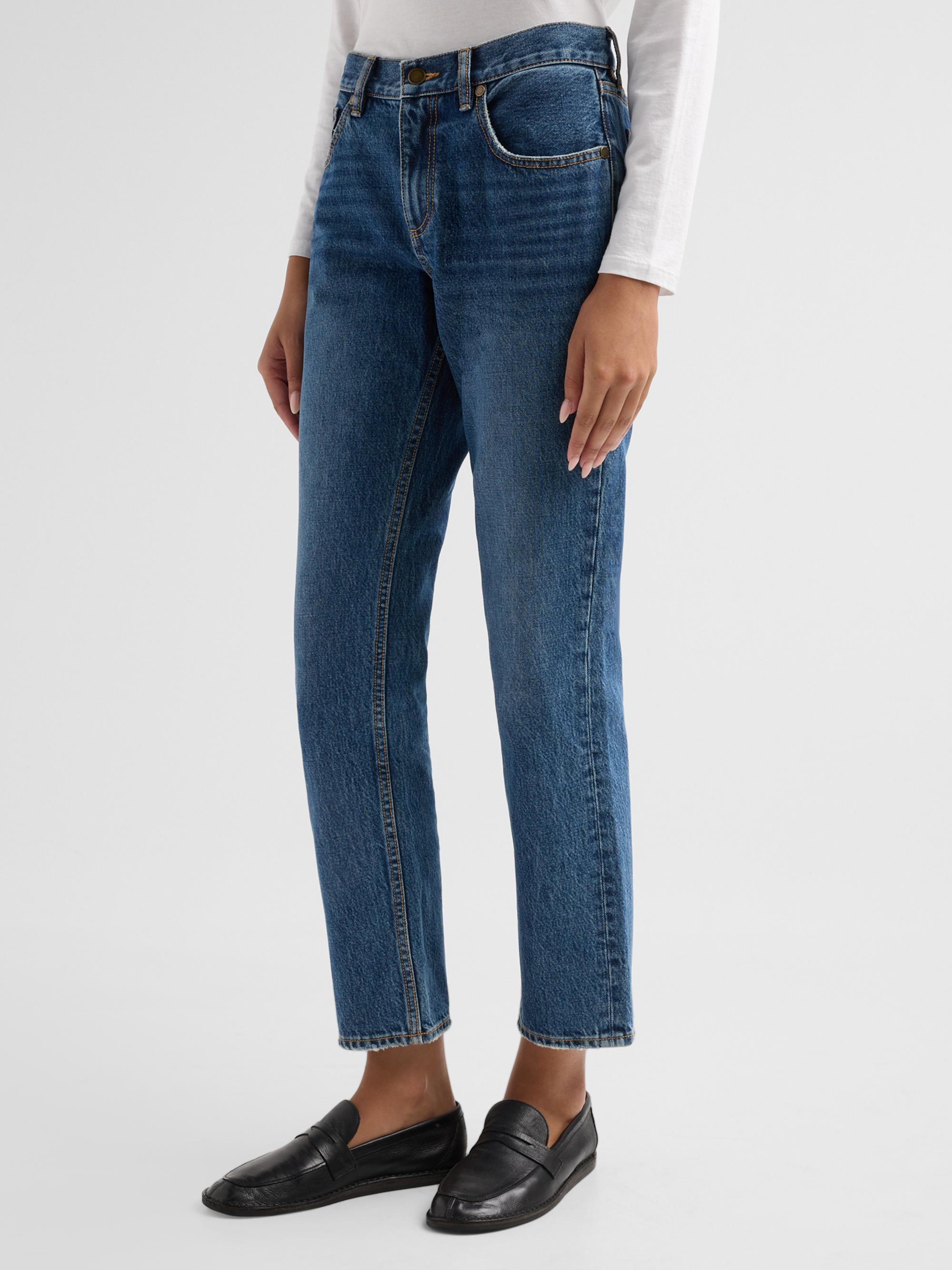 Ramy Brook Women's Milla Straight-Leg Ankle Jeans - Medium Wash | Thumbnail 4