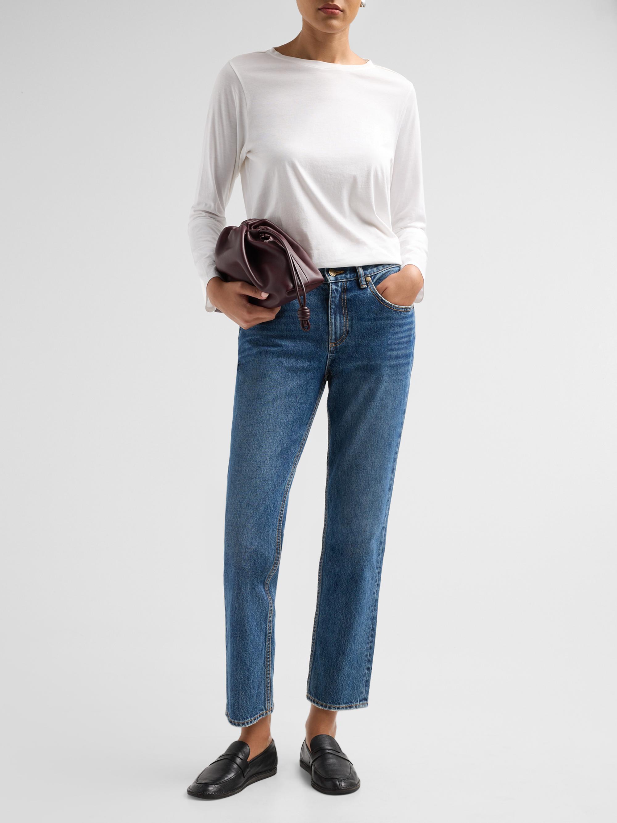 Ramy Brook Women's Milla Straight-Leg Ankle Jeans - Medium Wash | Thumbnail 2
